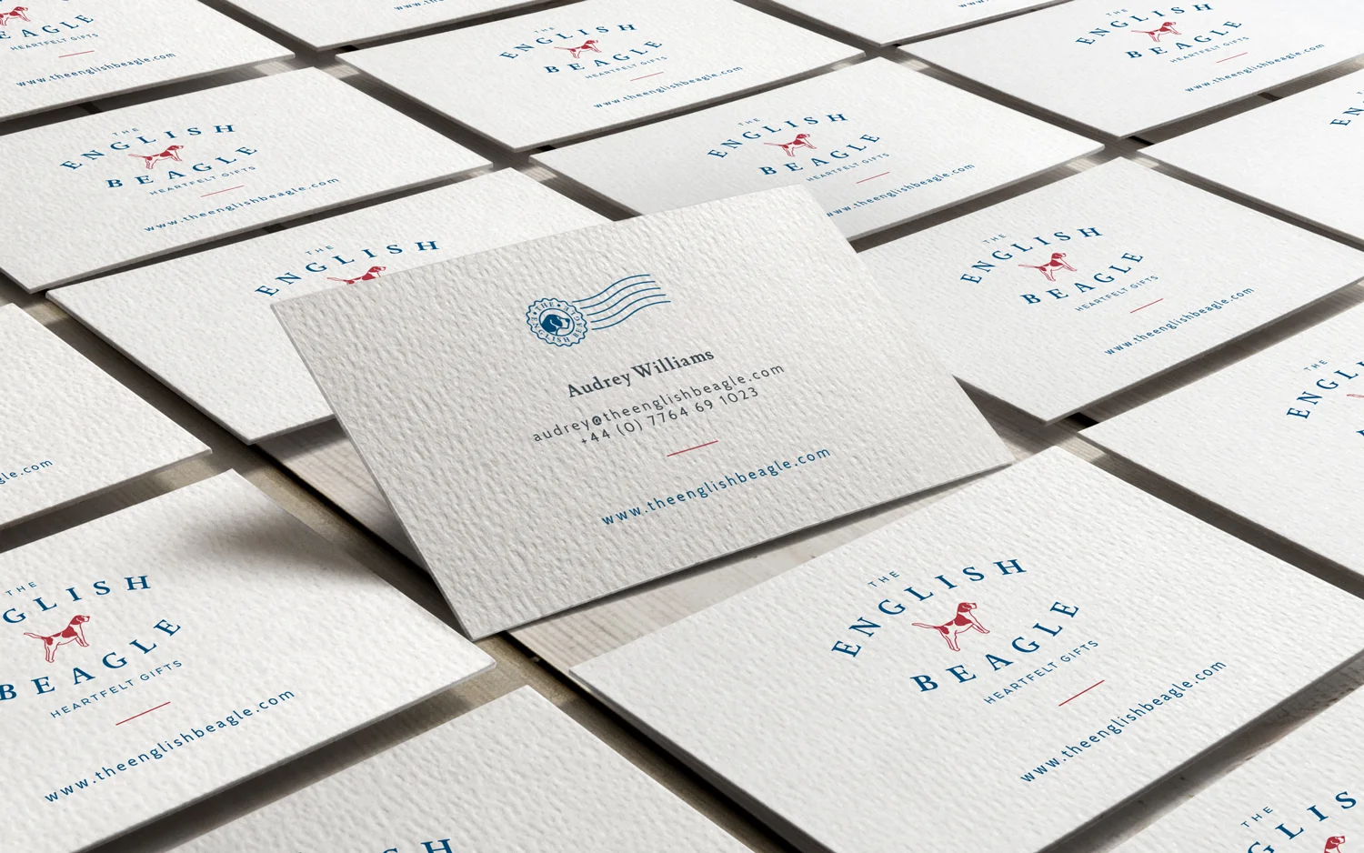 The English Beagle logo design by Ditto Creative, branding agency in Kent