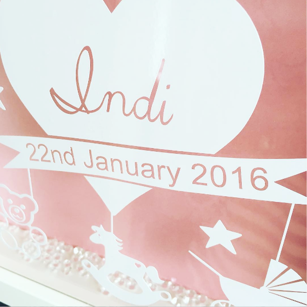 New Born Baby Personalised Frames