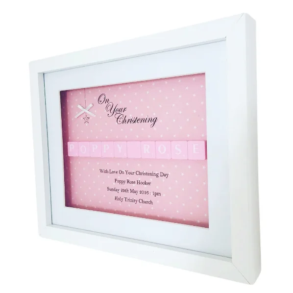 Handmade Frames for Christenings