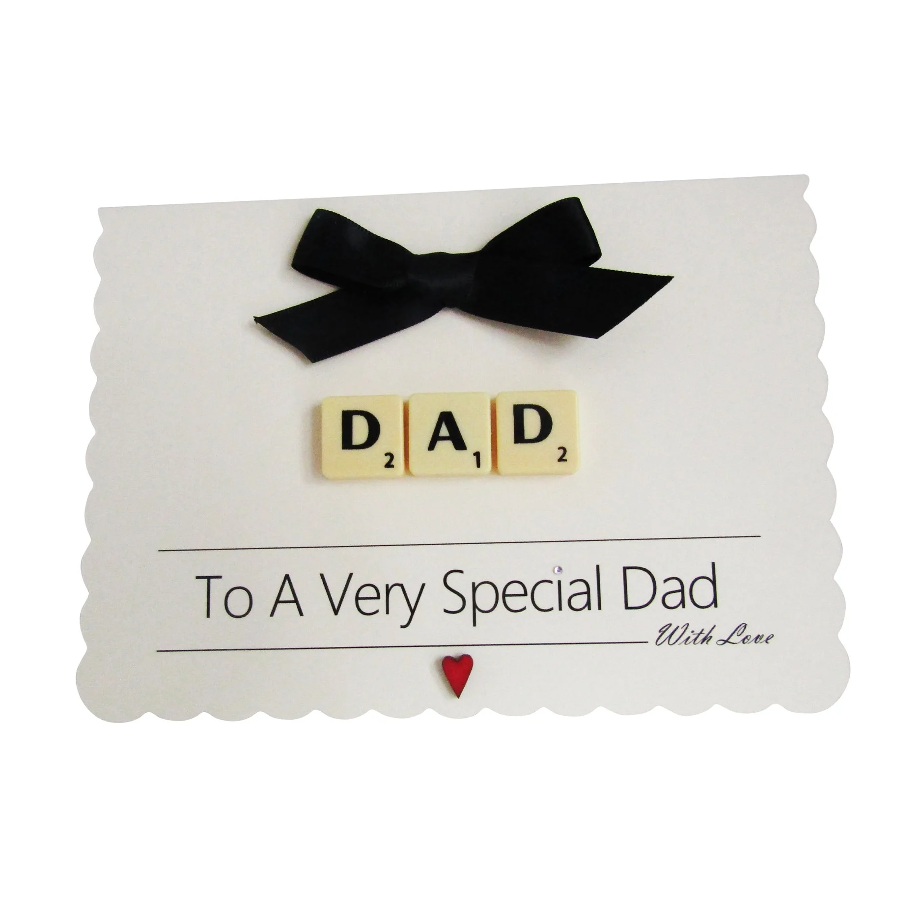 Handmade Dad Scrabble Birthday Card