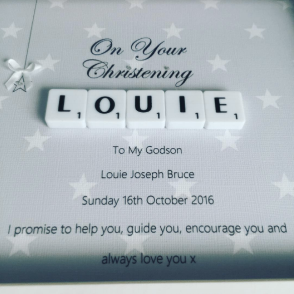On Your Christening Framed Keepsake