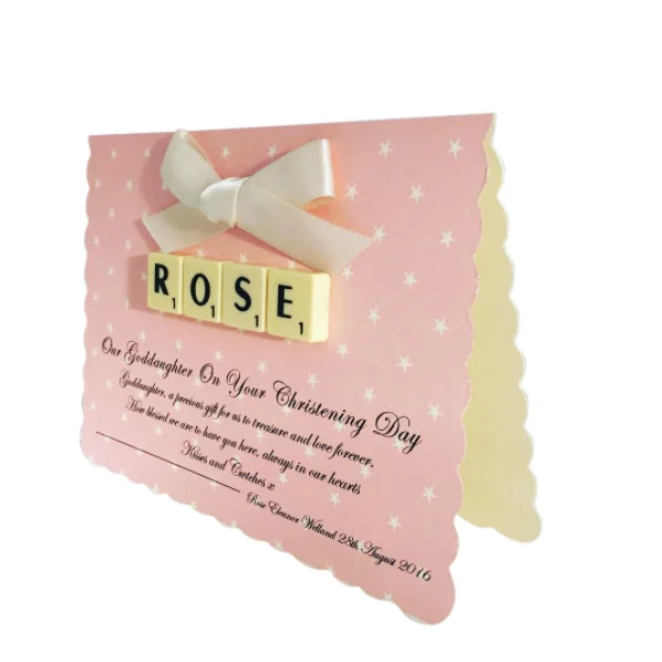 Beautiful Bespoke Christening Cards