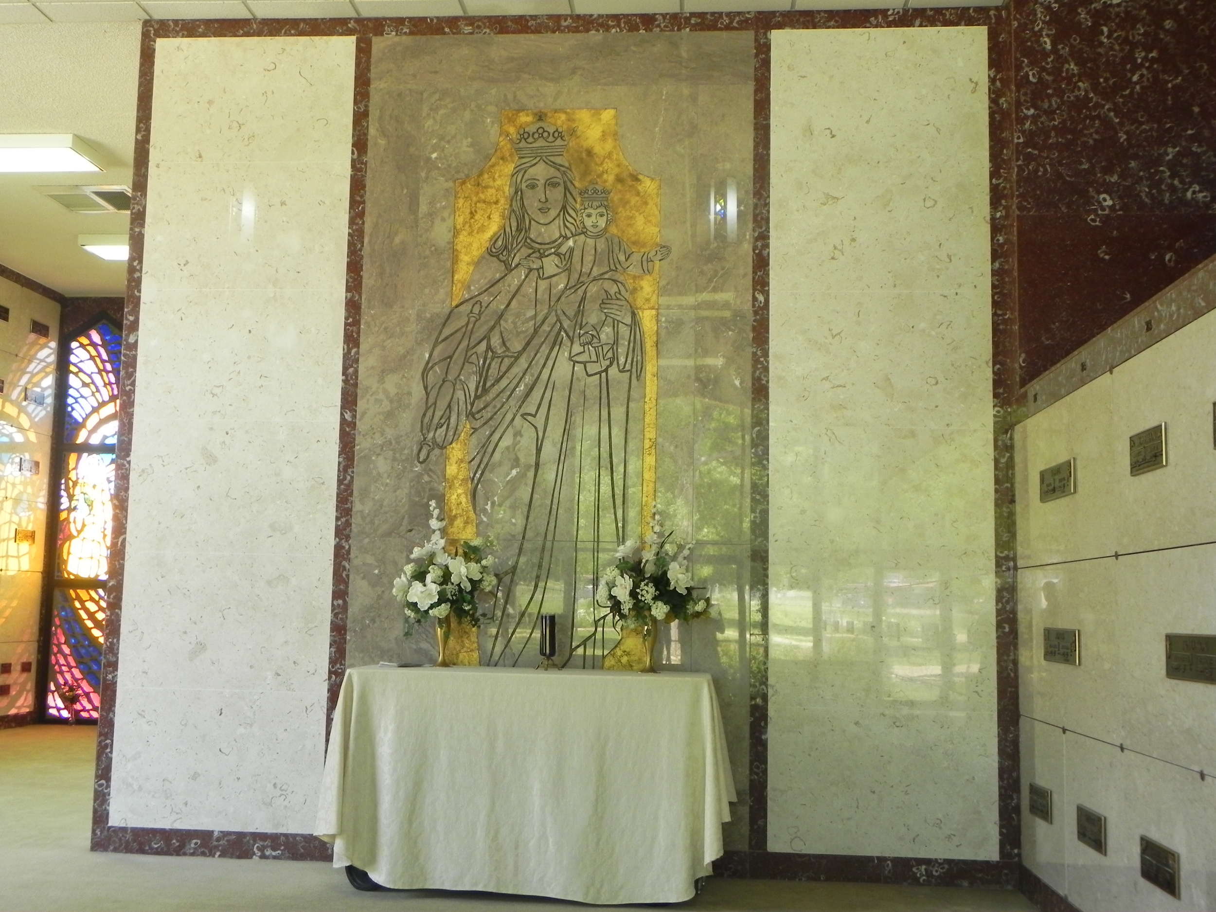 Chapel mausoleum interior