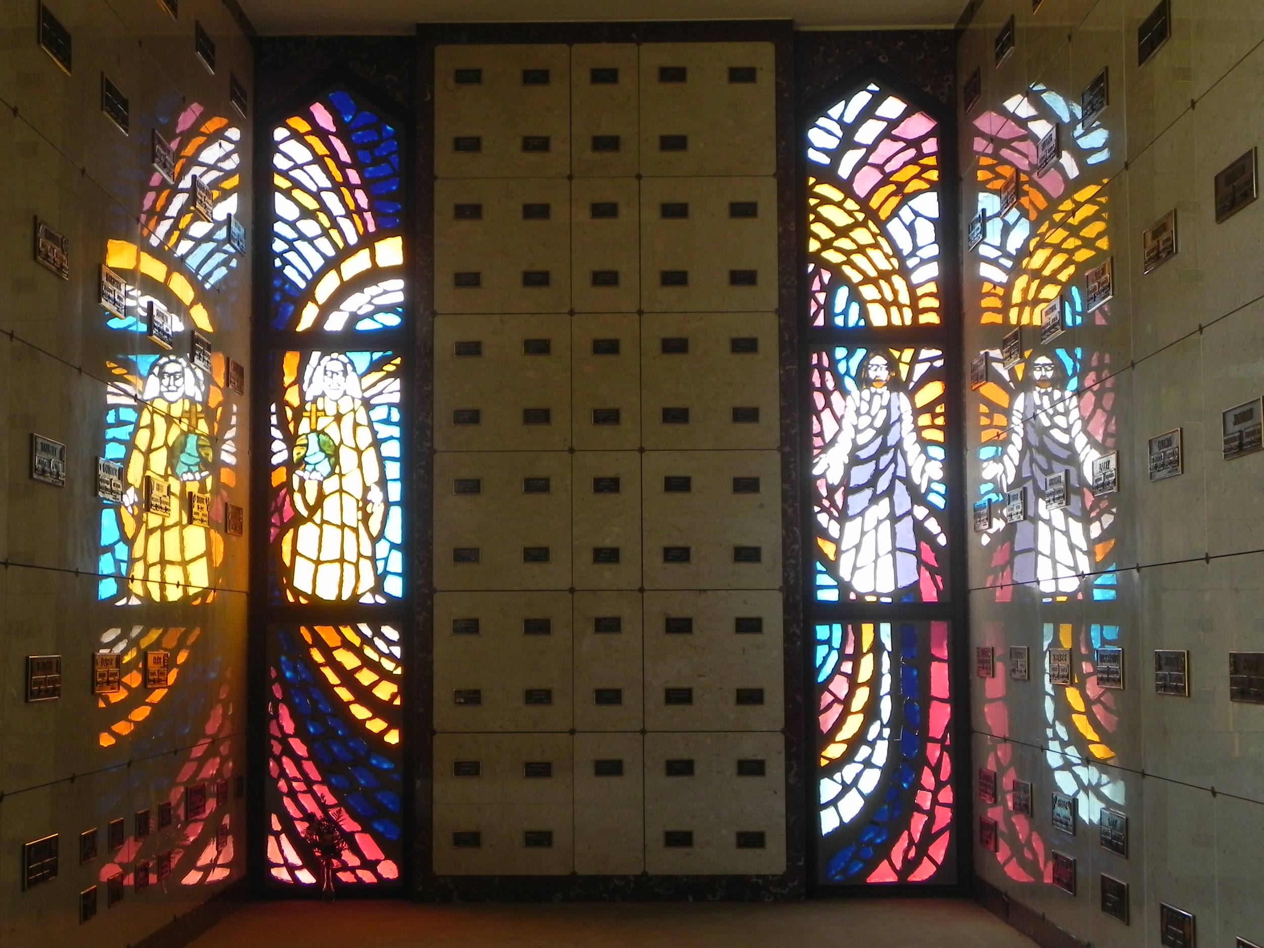 Chapel mausoleum interior