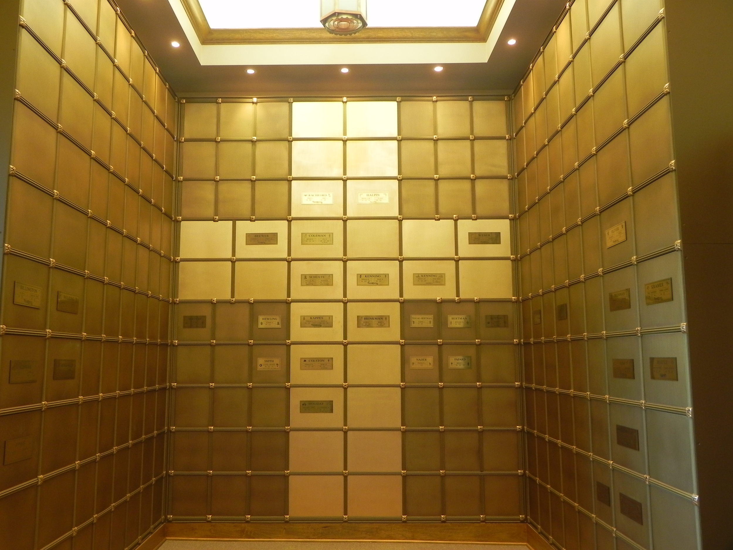 Chapel Columbarium interior