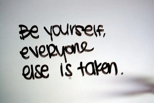 Being Yourself