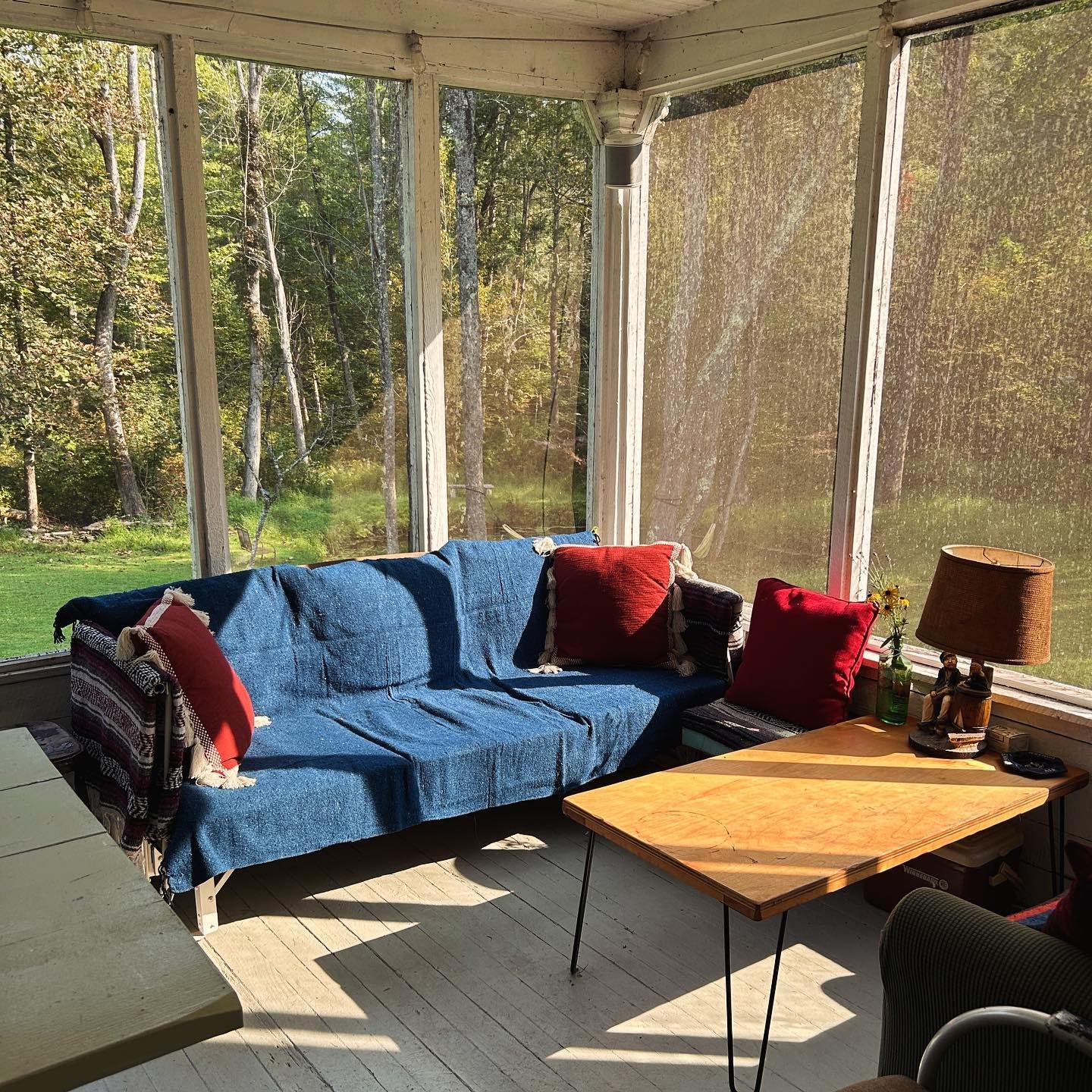 Back porch, now with 100% more couch