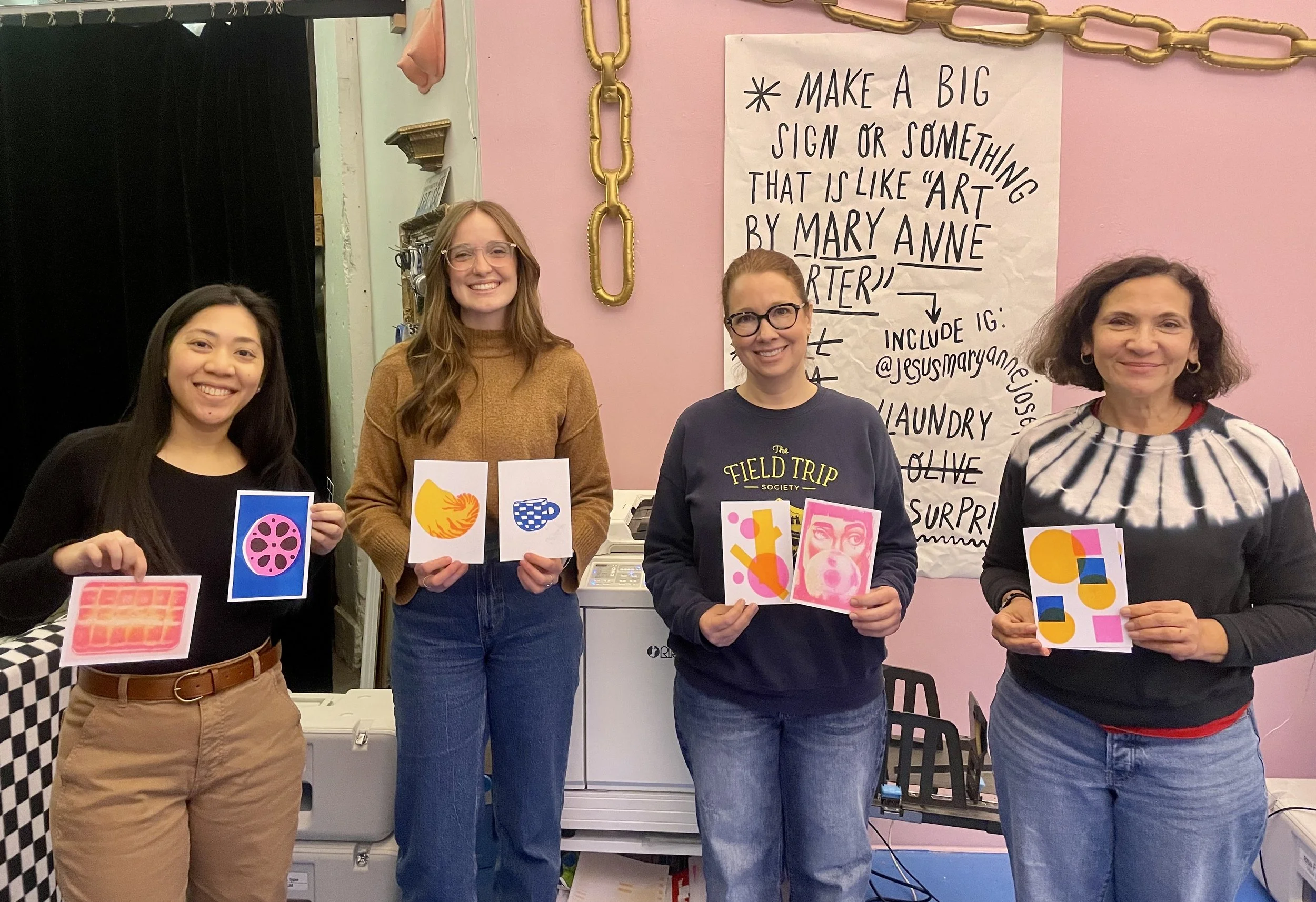 Risograph with Mary Anne Carter
