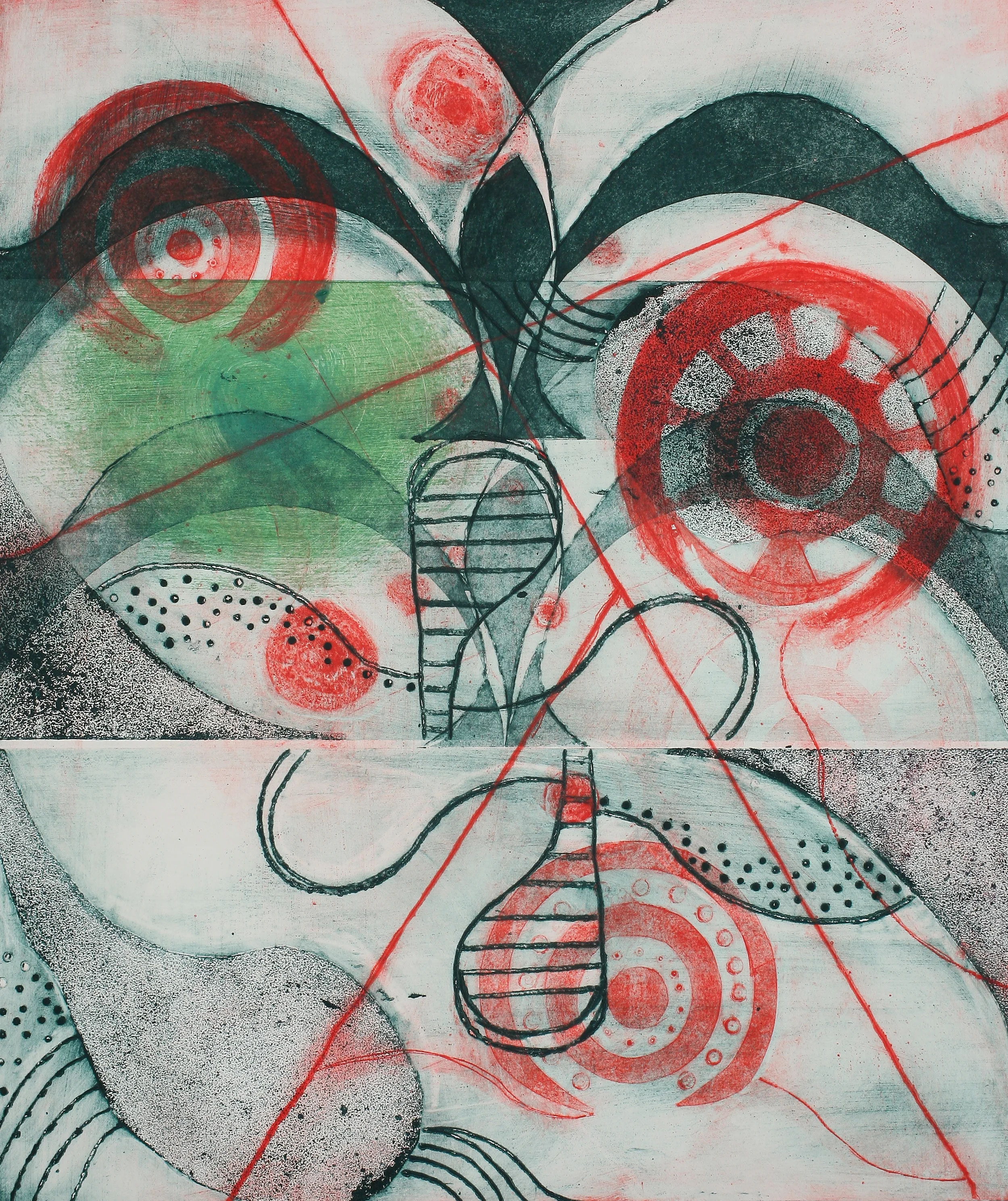 "Target", 20 x 23, Callograph