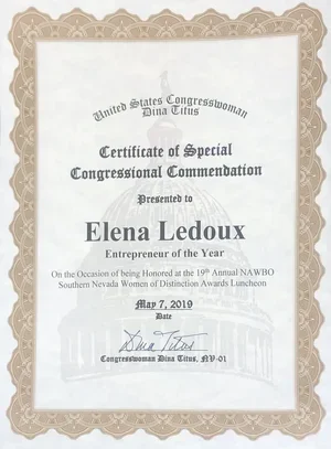 Congressional Commendation