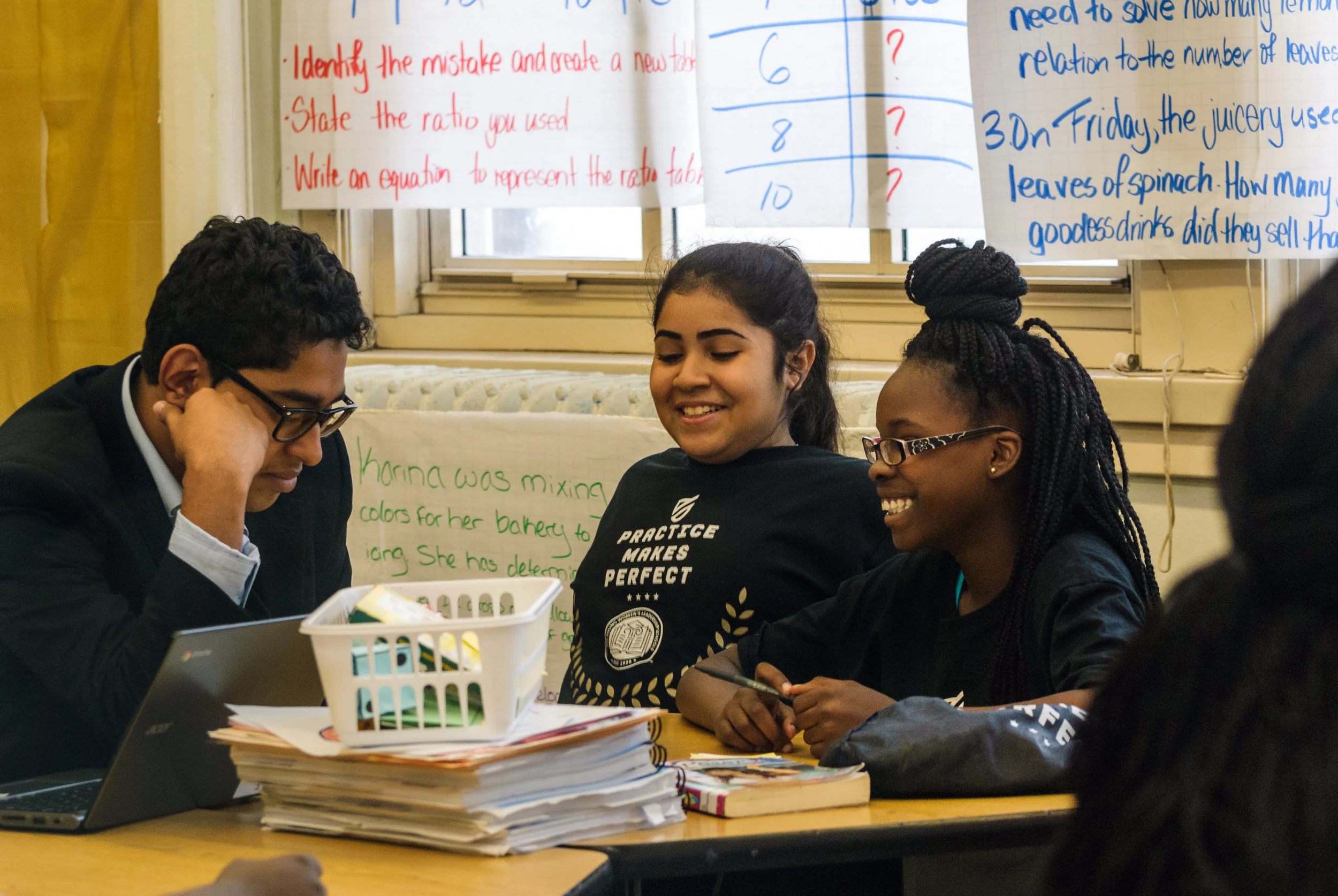 Irving Torres mentoring neighborhood kids.
