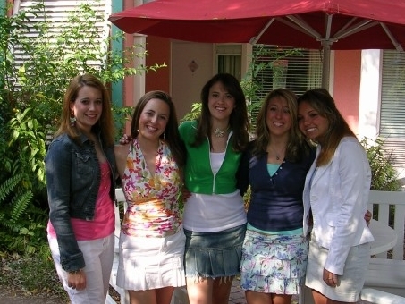 On our senior trip in high school