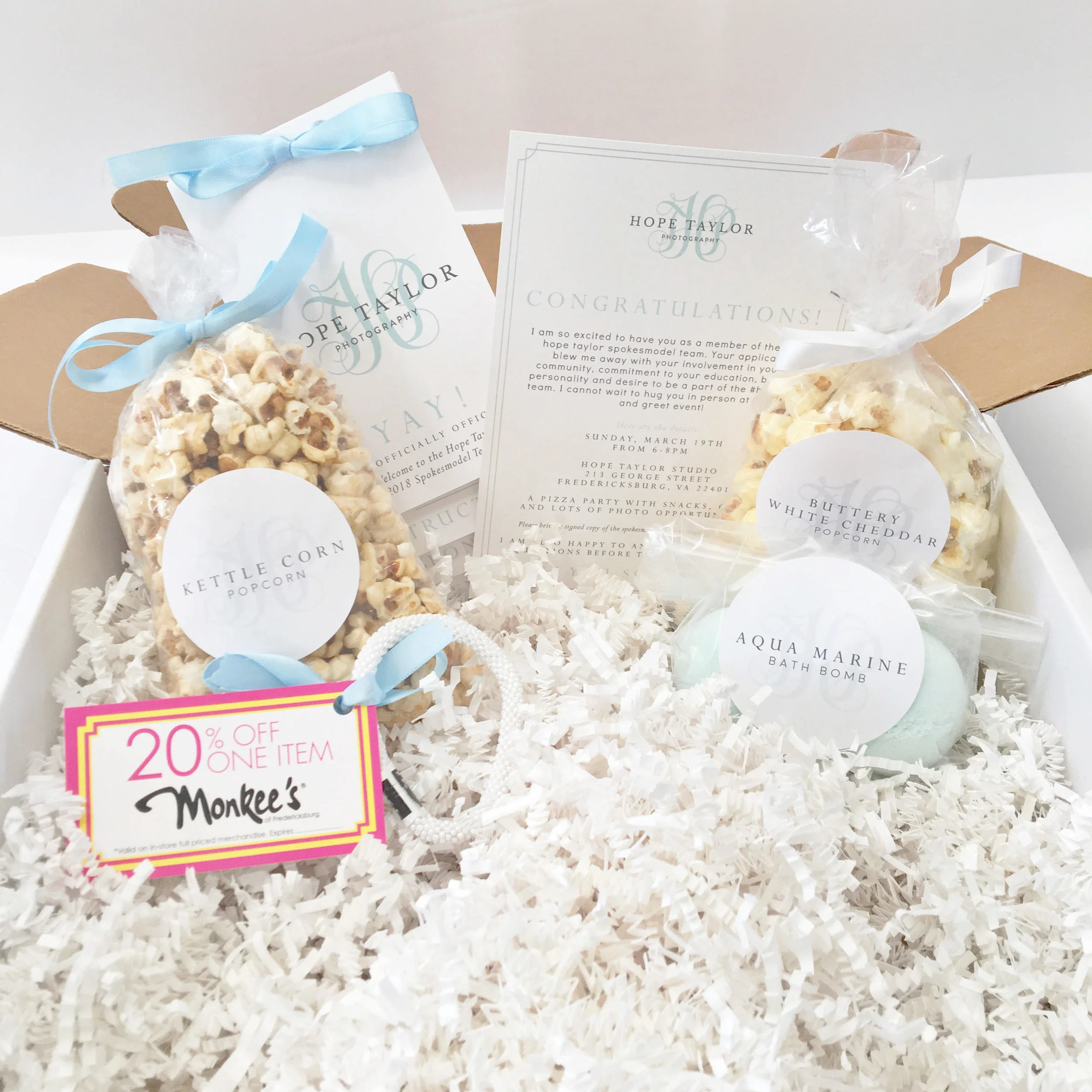 Custom branded box for Hope Taylor Photography &nbsp;| &nbsp;Business Brand