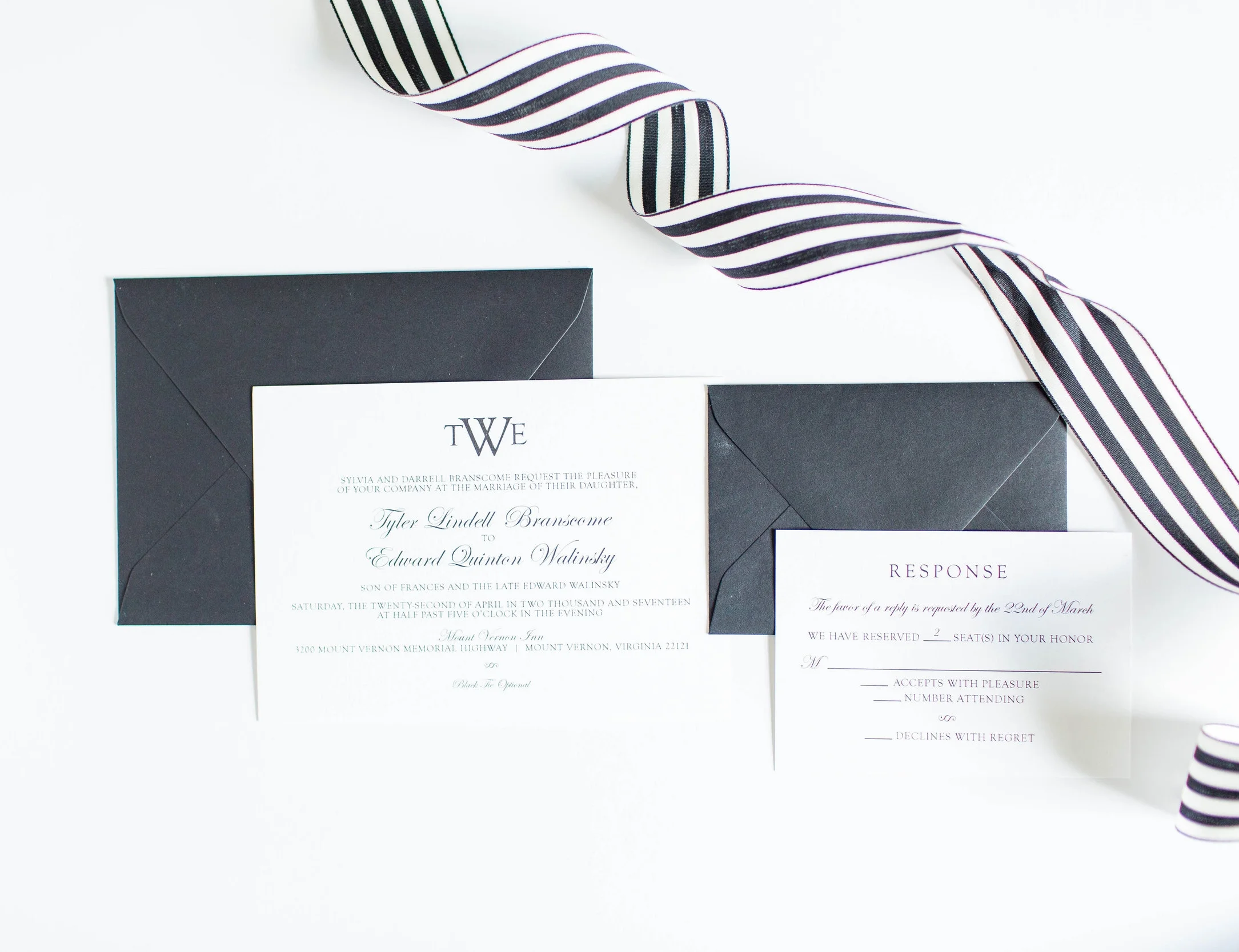 So what goes on an RSVP card anyways?