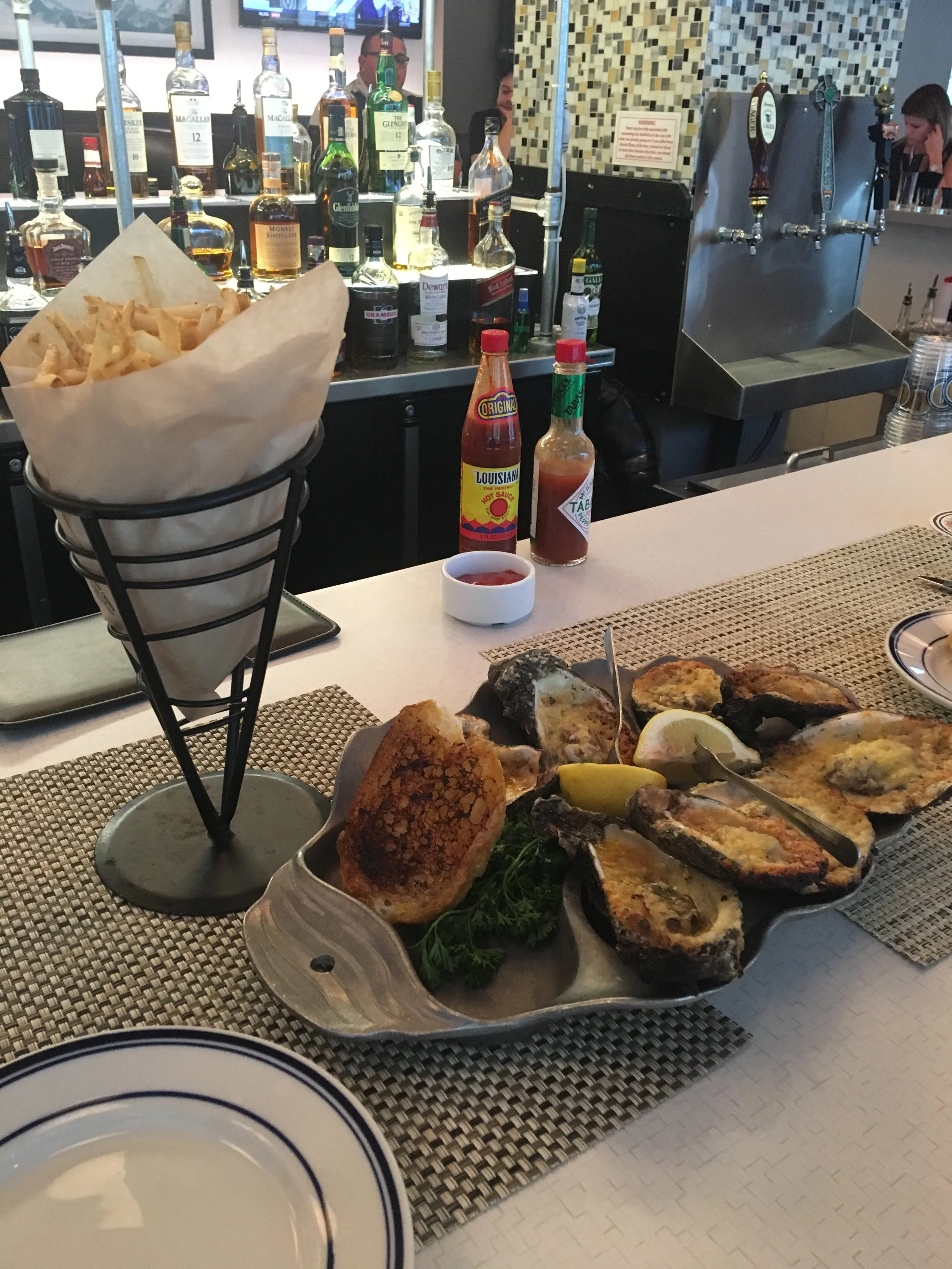 charbroiled oysters at legacy