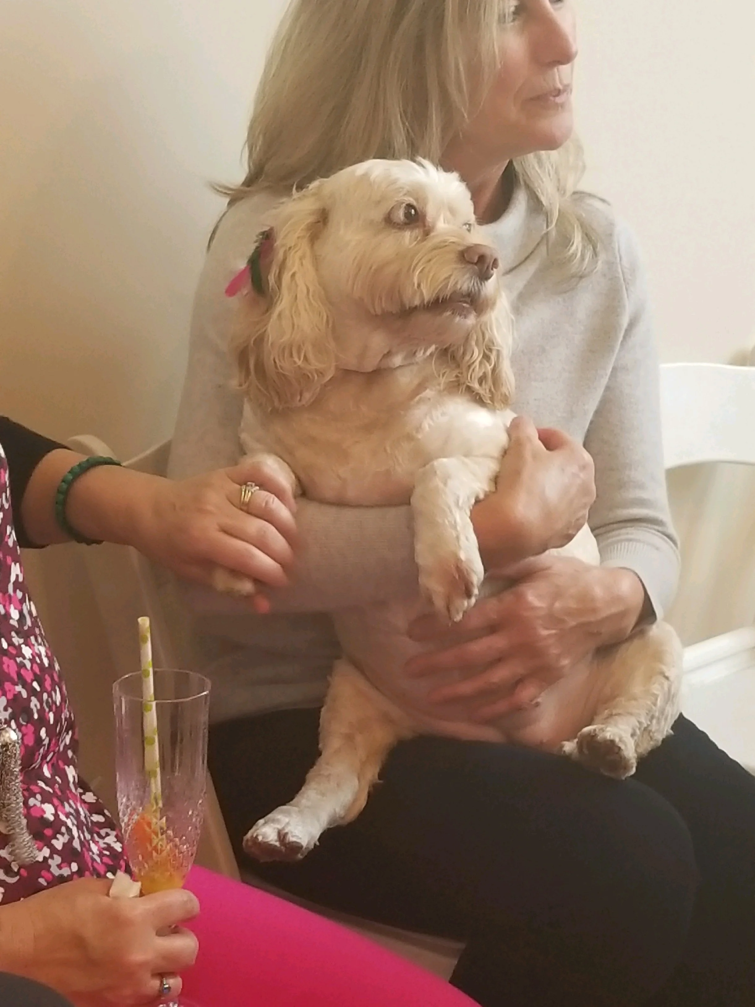 sissy, who's known my mom since before i was born, and our lilly girl