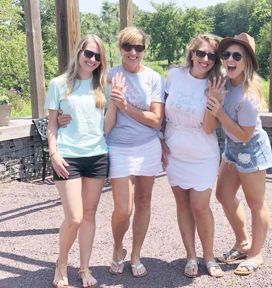 Celebrating two engagements in our family!