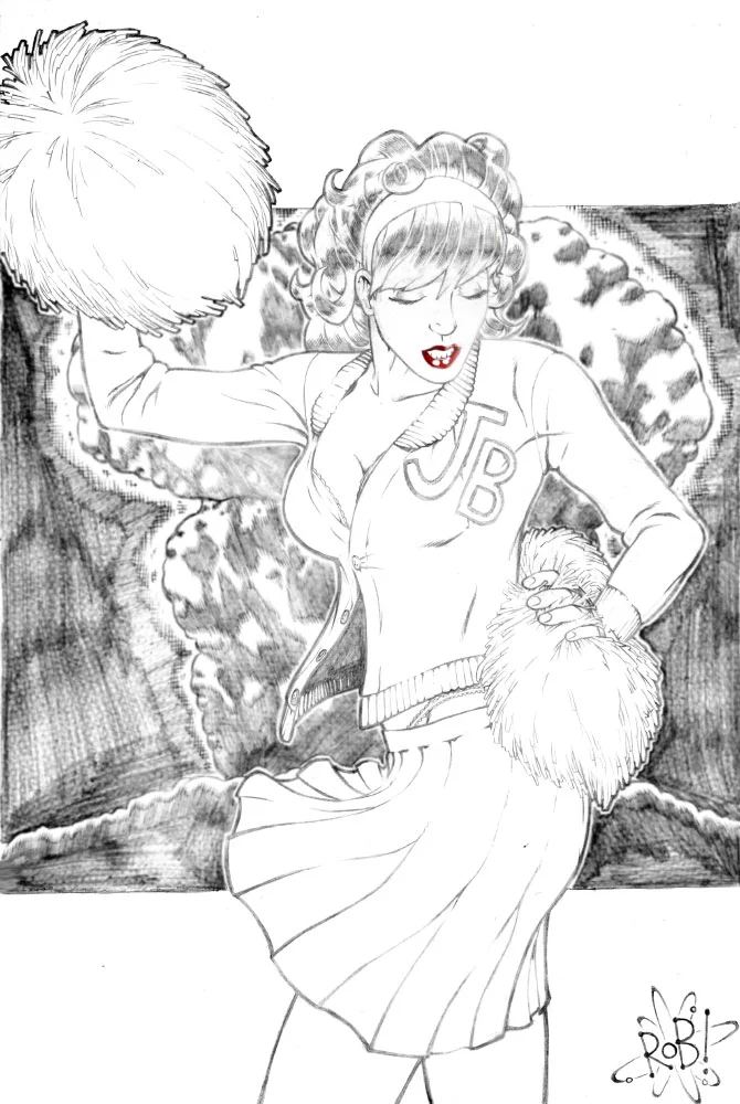 Suzie Cheerleader Pin-Up