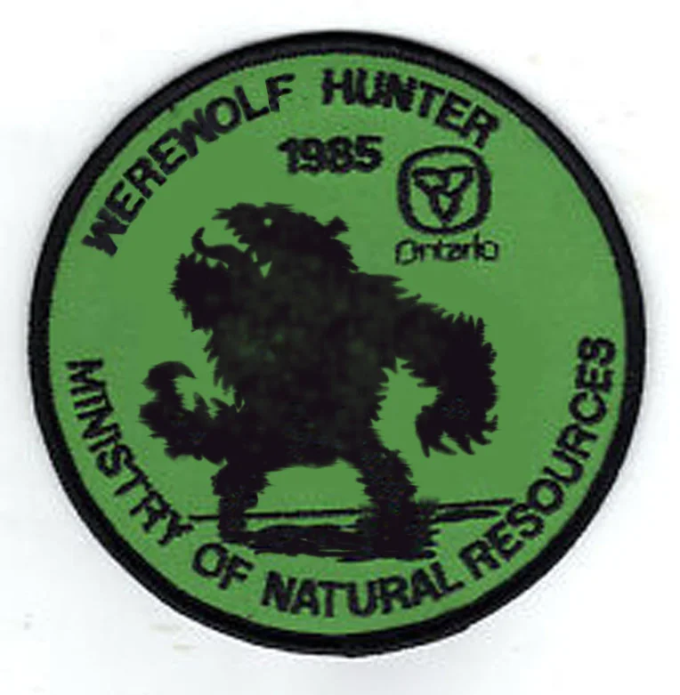 Werewolf Hunter Patch Circa 1985