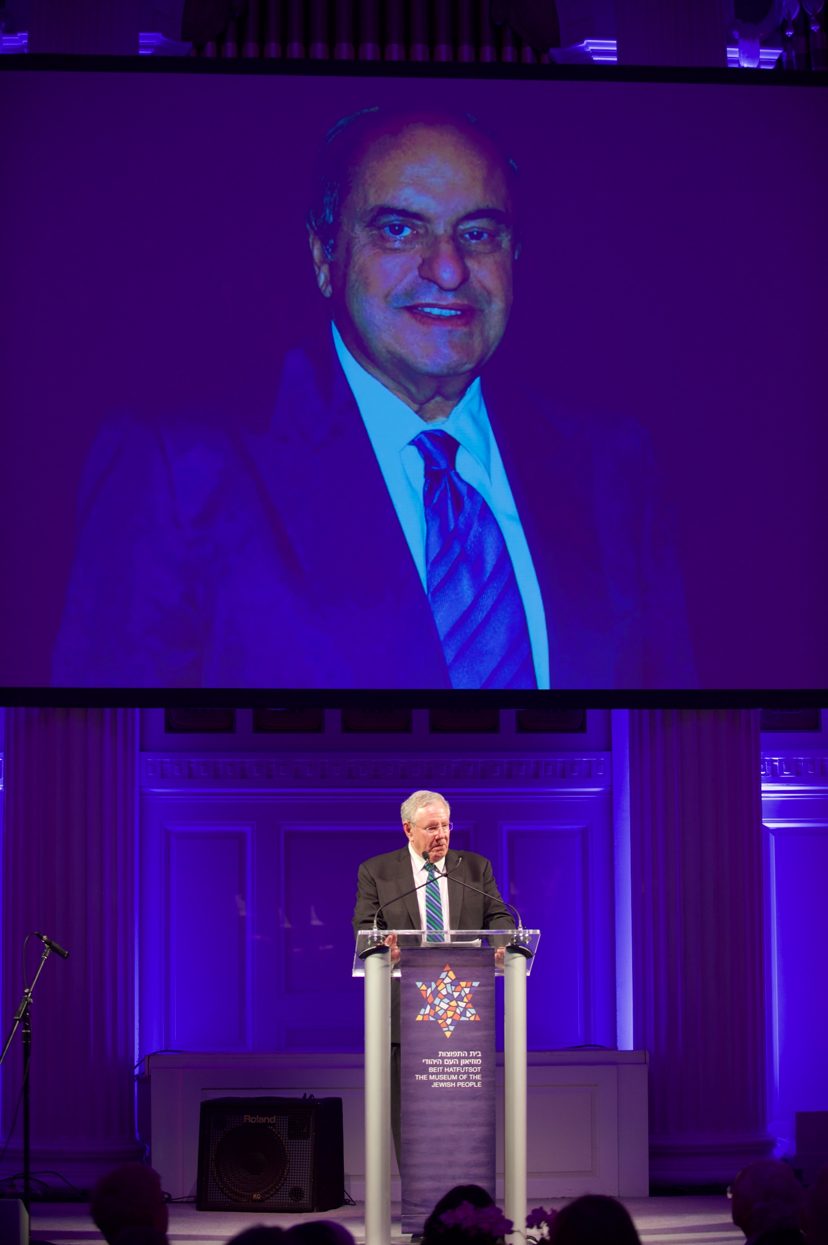 Steve Forbes Honoring Leon Charney at the gala