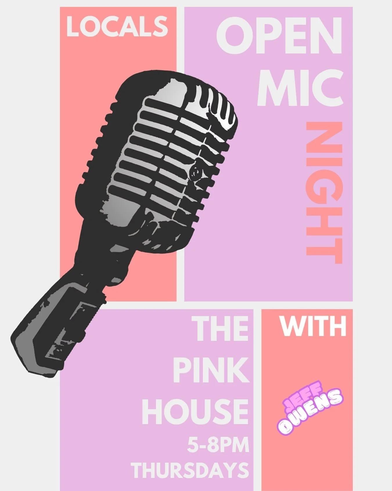 Locals Open Mic Night w/ Jeff Owens from The Scones and Joel O’Connor from Bread and Butter