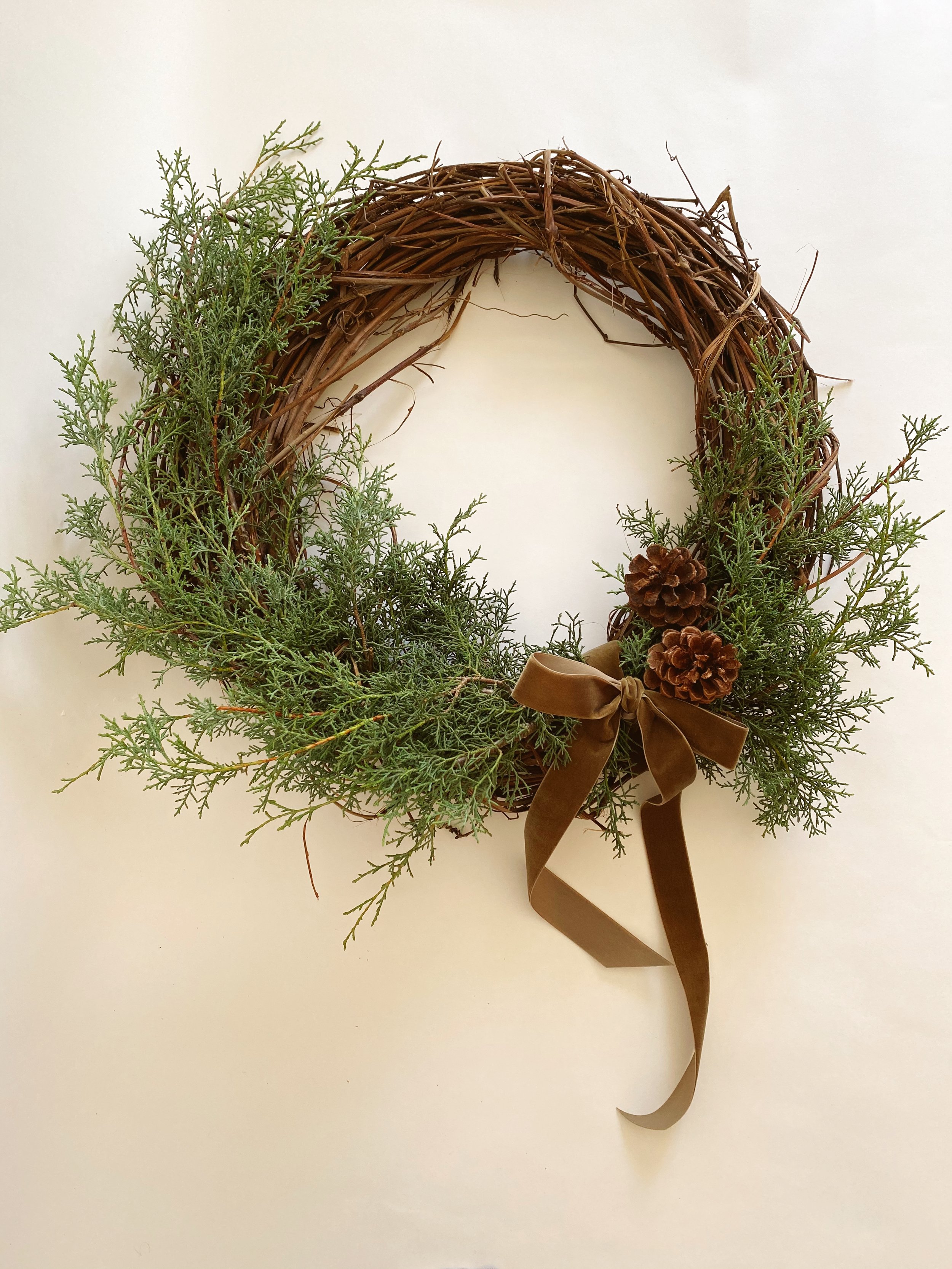 All Dolled up Cedar Wreath
