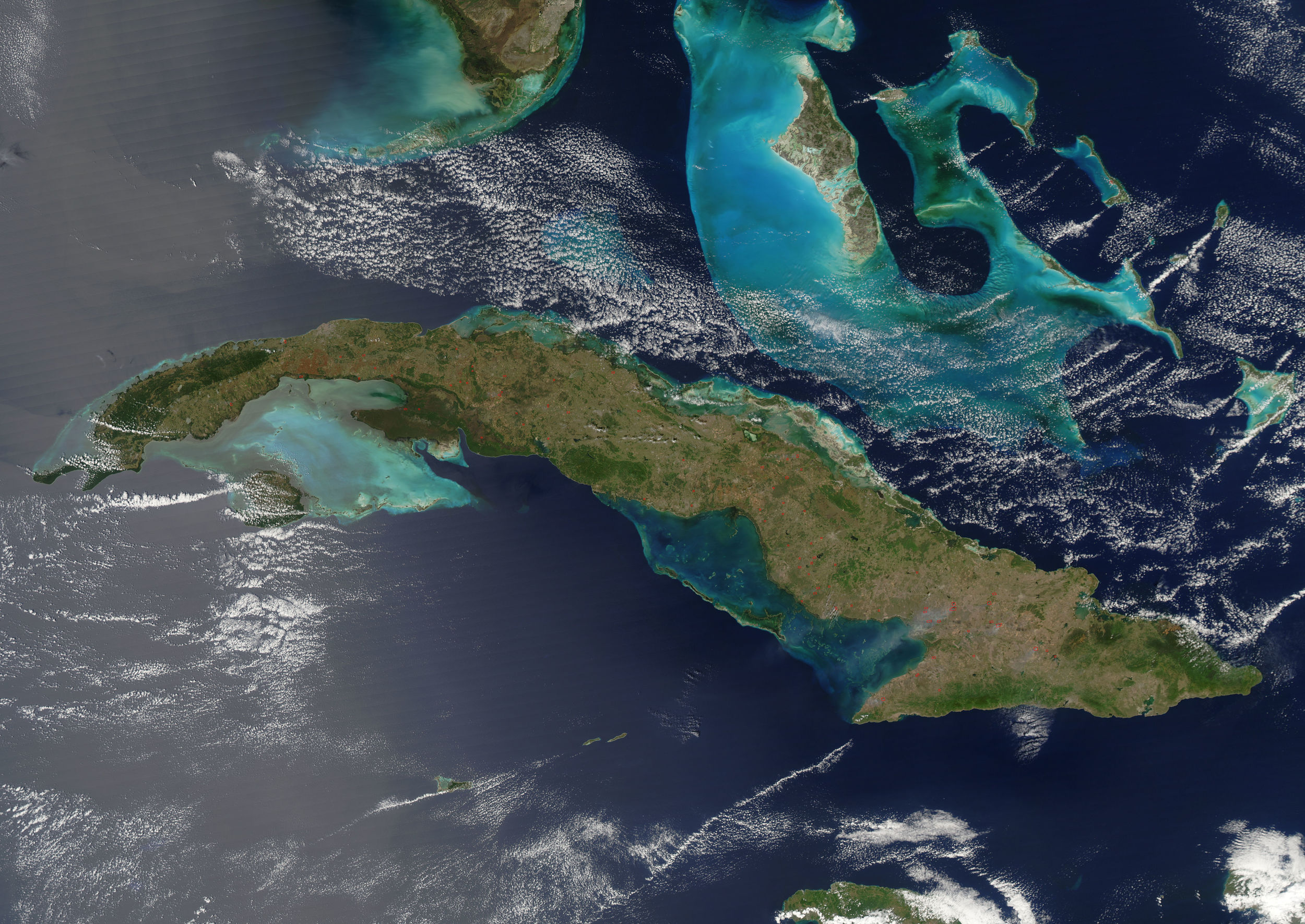 Cuba, the Bahamas, and Florida from space. Photo: NASA