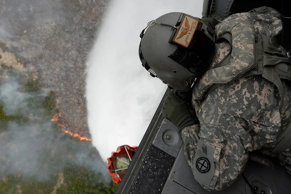 Firefighting in Utah. Photo: US Army.