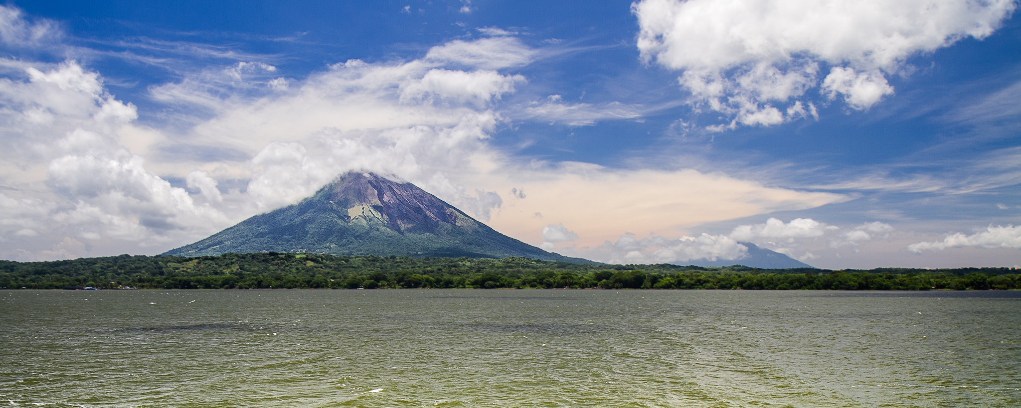 Ometepe, an island in Lake Nicaragua, lies just north of the proposed canal route. Photo: David Armstrong.