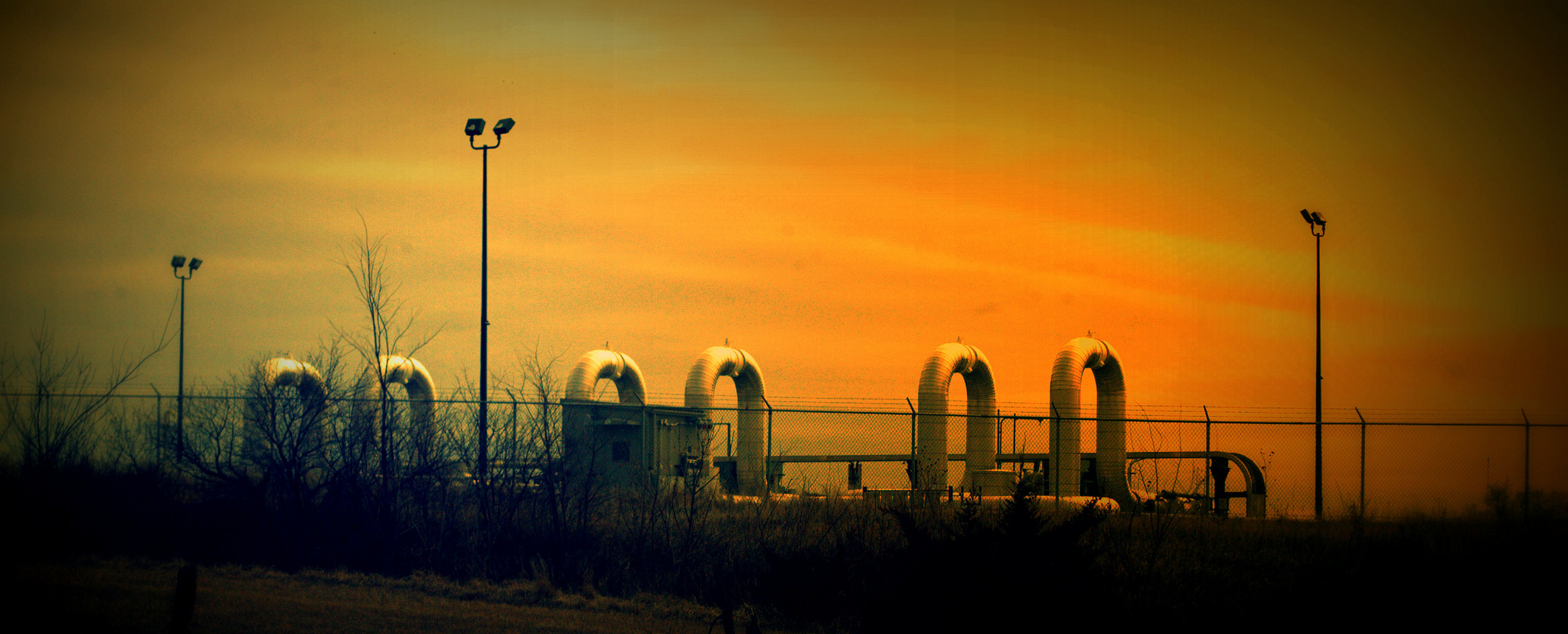 A pumping station on the (existing) Keystone Pipeline System, Nebraska. Photo: Shannon Ramos.