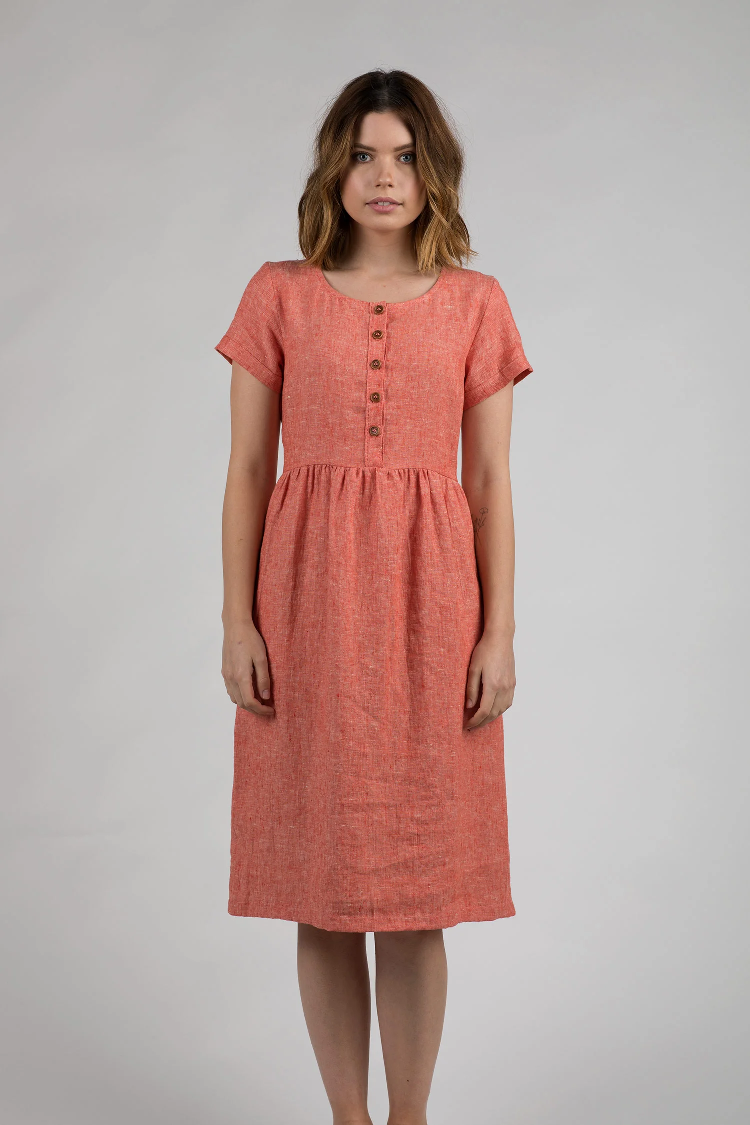 Linen-Dress- Model-No-11-Coral-Chambray-Pyne-and-Smith-01.jpg
