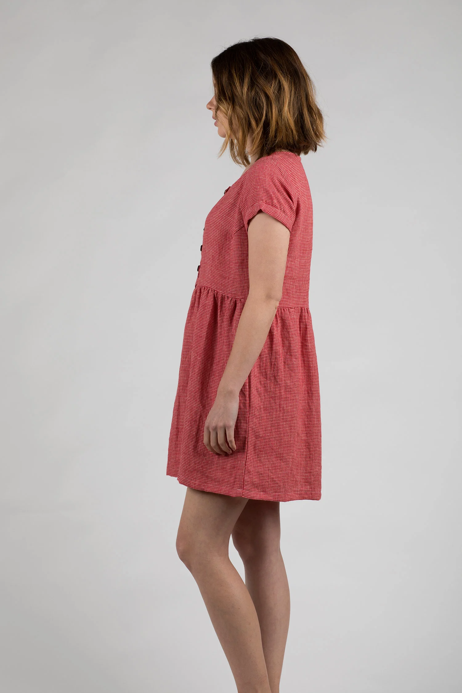 Linen-Dress- Model-No-10-Raspberry-Check-Pyne-and-Smith-03.jpg
