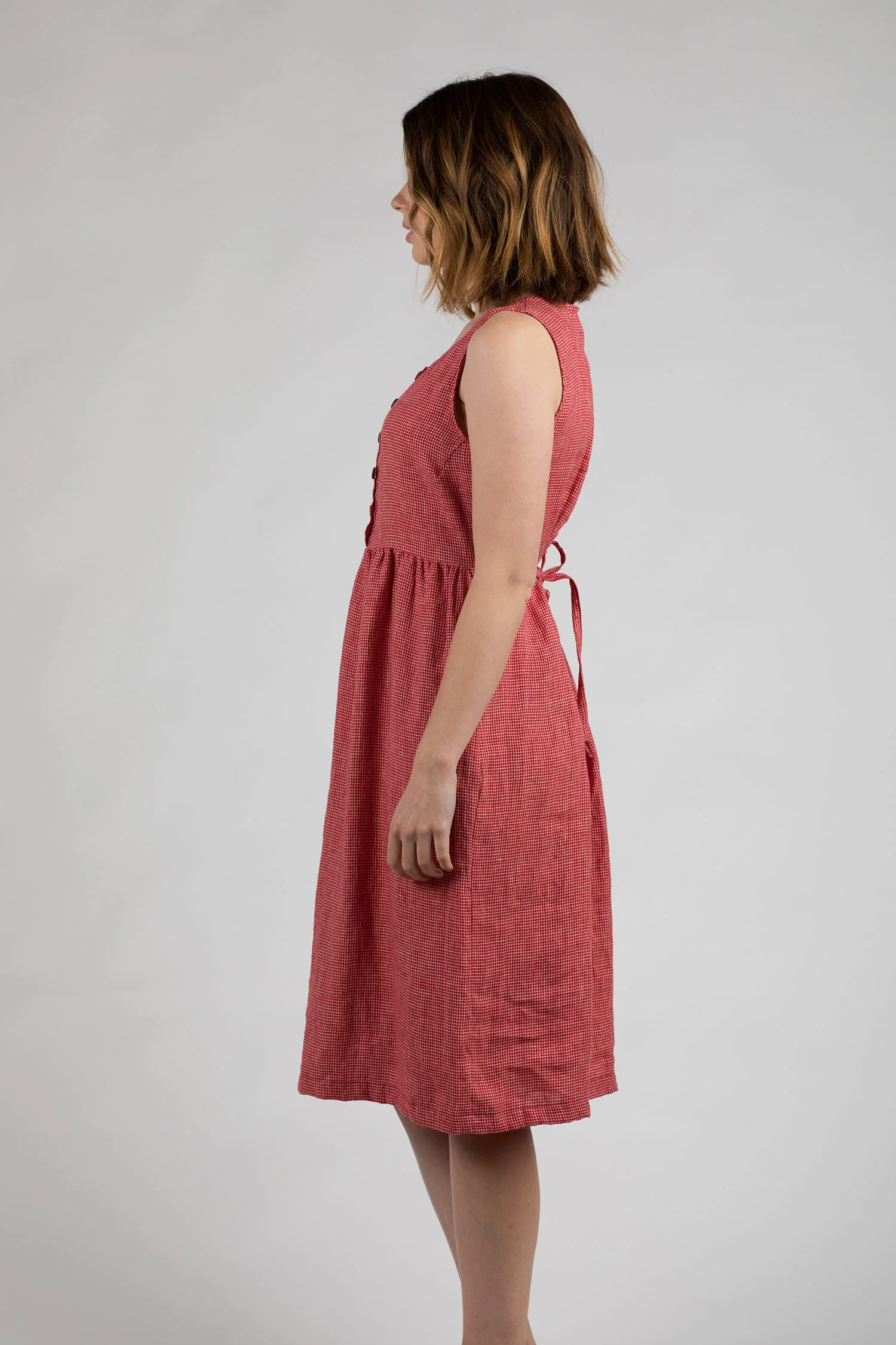 Linen-Dress- Model-No-24-Raspberry-Check-Pyne-and-Smith-03.jpg