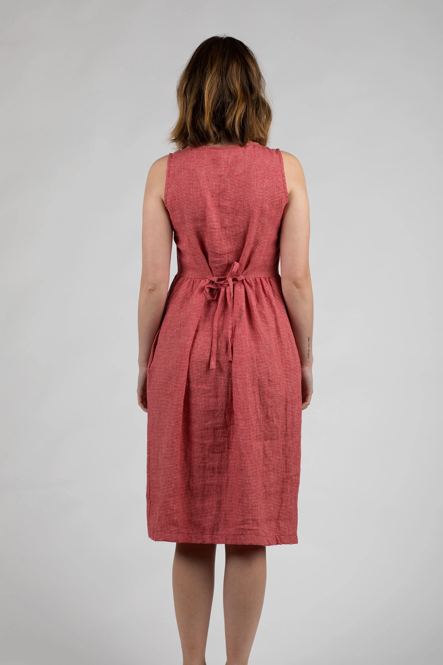 Linen-Dress- Model-No-24-Raspberry-Check-Pyne-and-Smith-04.jpg