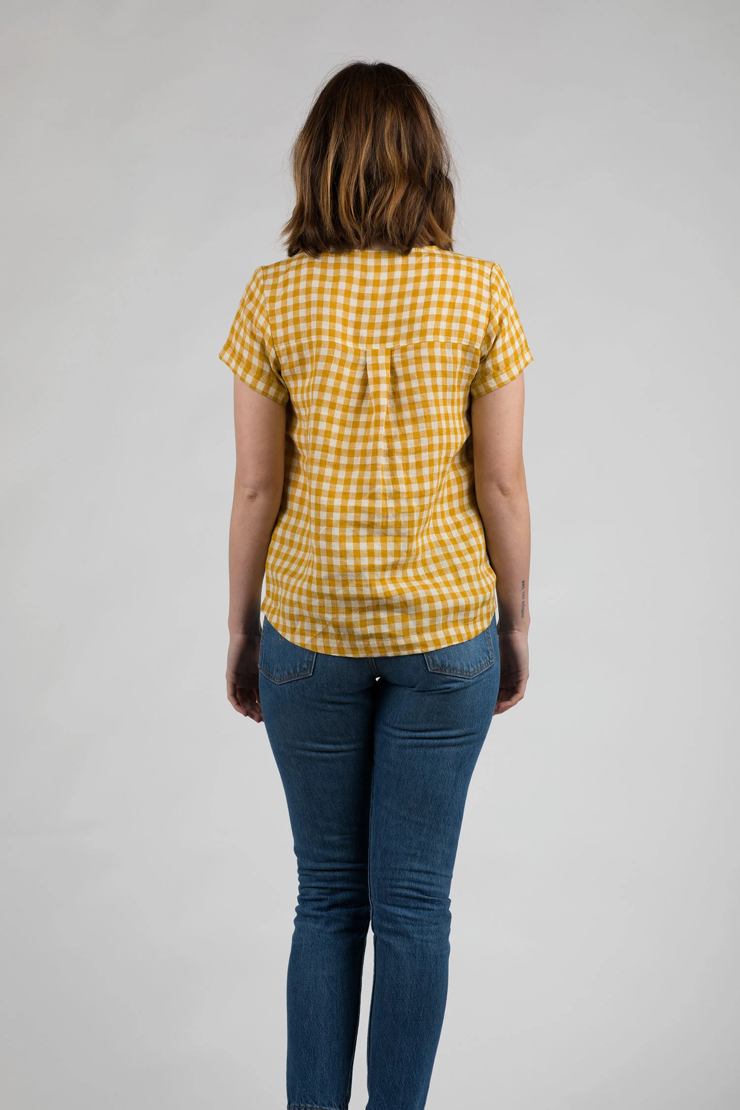 Linen-Blouse-Sunflower-Check-Short-Sleeve-No-14-Pyne-and-Smith-03.jpg