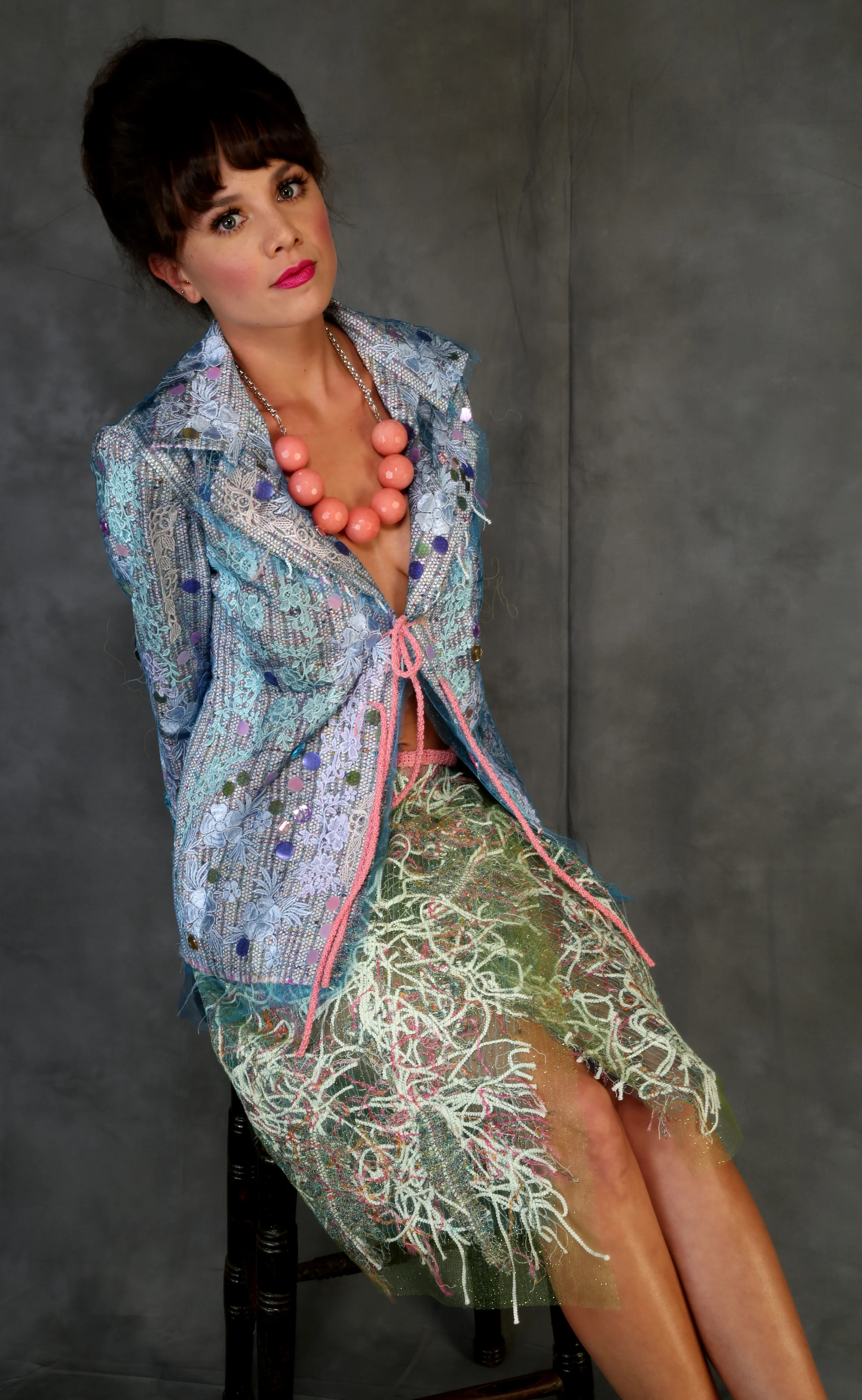 Chloe. Photo Gilles Larrain. Garment Louda Larrain. Makeup Mariah Metzger.