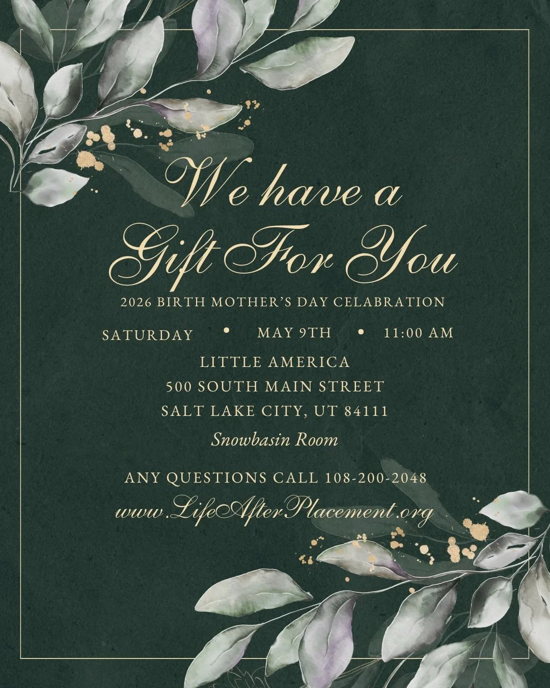 Sponsor Your Birth Mother for 2025 Celebration