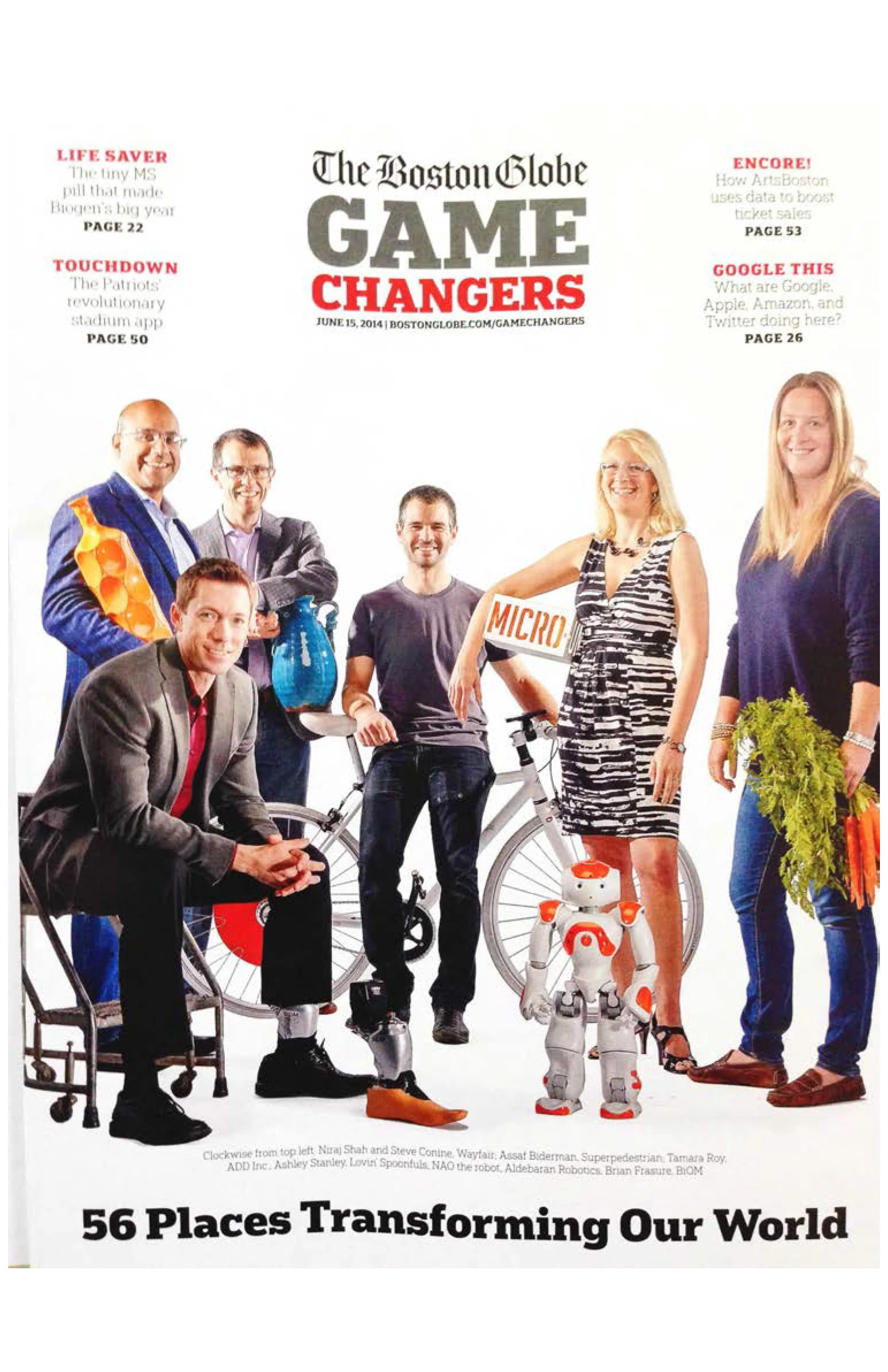 THE BOSTON GLOBE - GAME CHANGERS