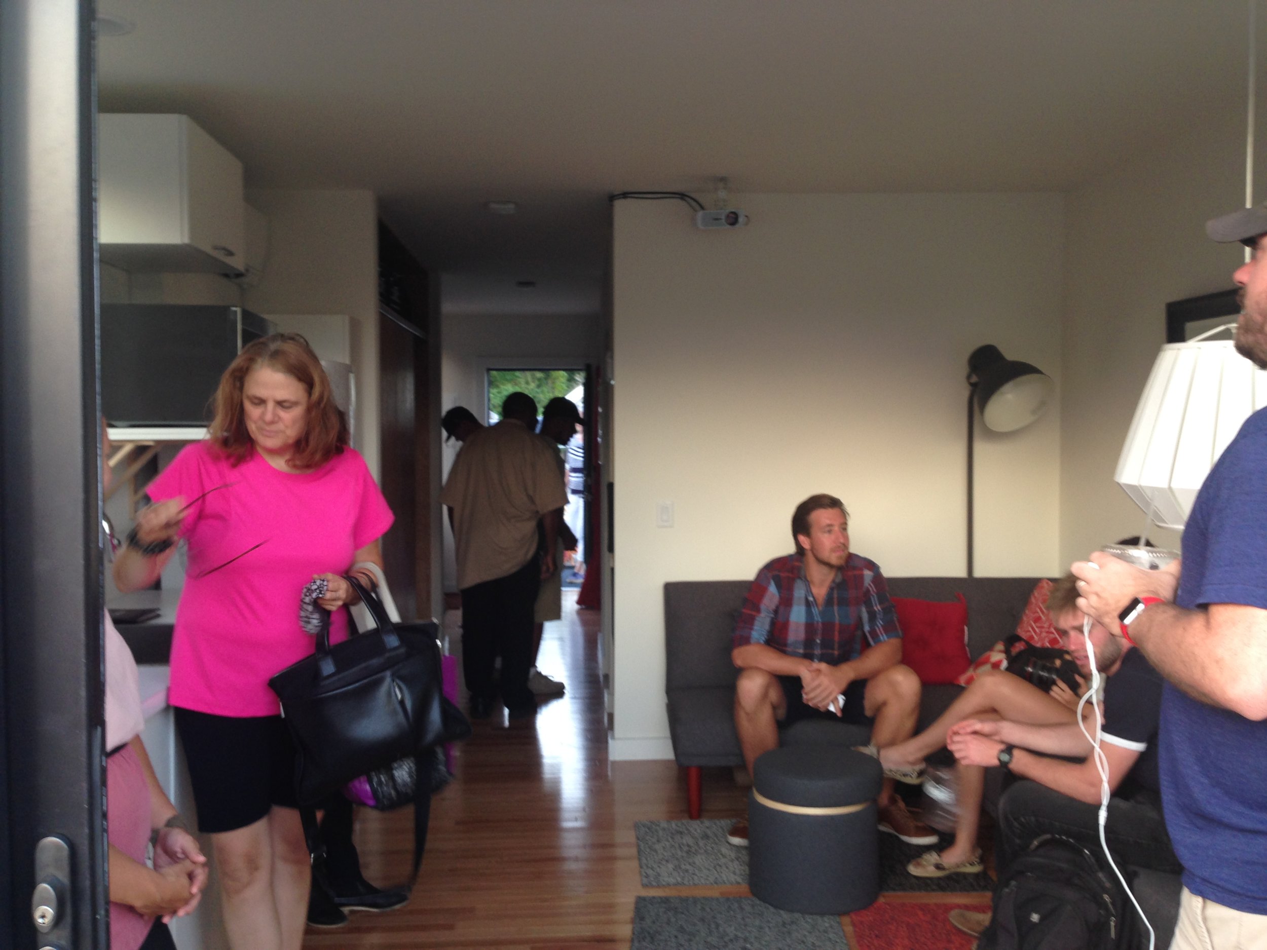 The uhu welcoming guests from different neighborhoods. 385 sf could be very cozy when well designed. For more information about the uhu, visit www.liveuhu.com