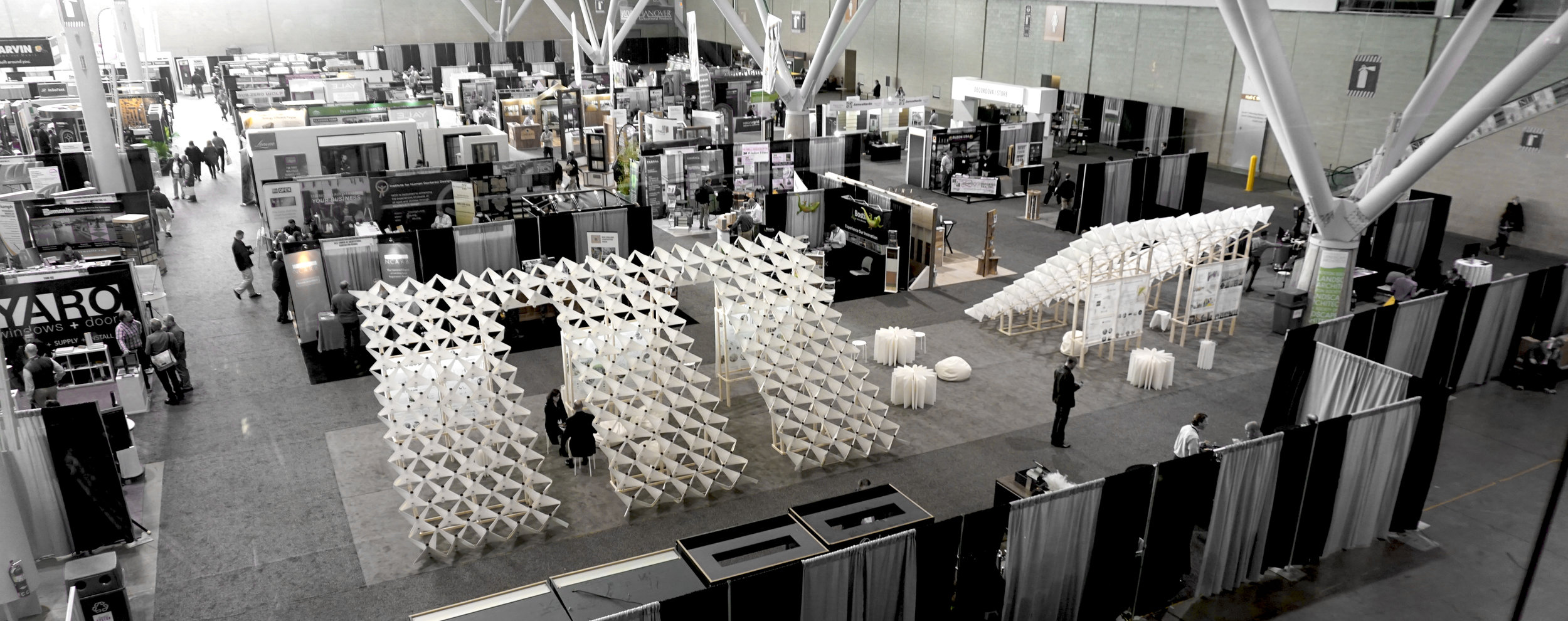 ABX 2016 Exhibit Hall with the winning competition by KiKi ARCHi