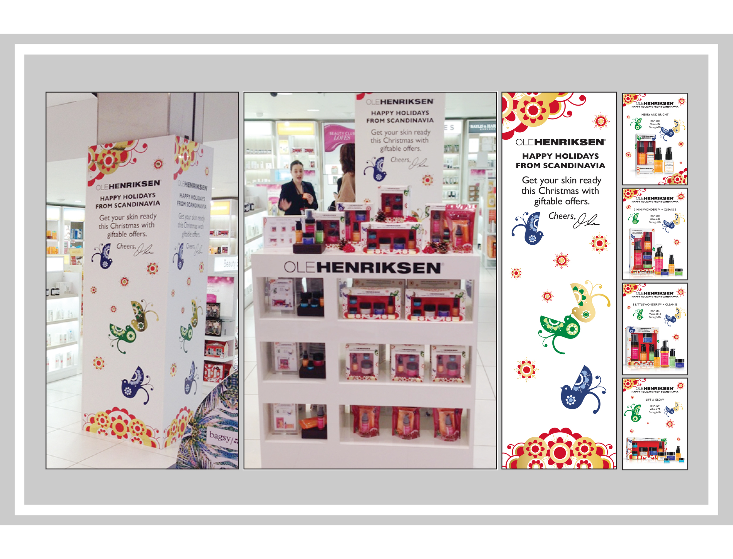  In-store animation and wall graphic for Debenham's, UK 