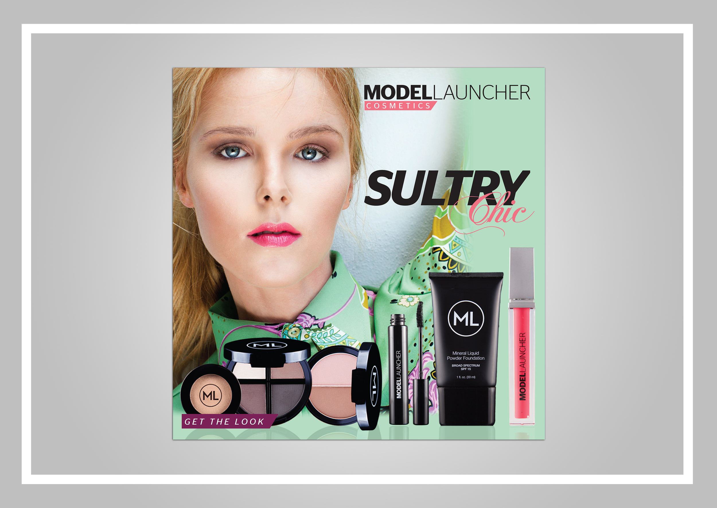  Social media graphic for Sultry Chic line at Model Launcher 