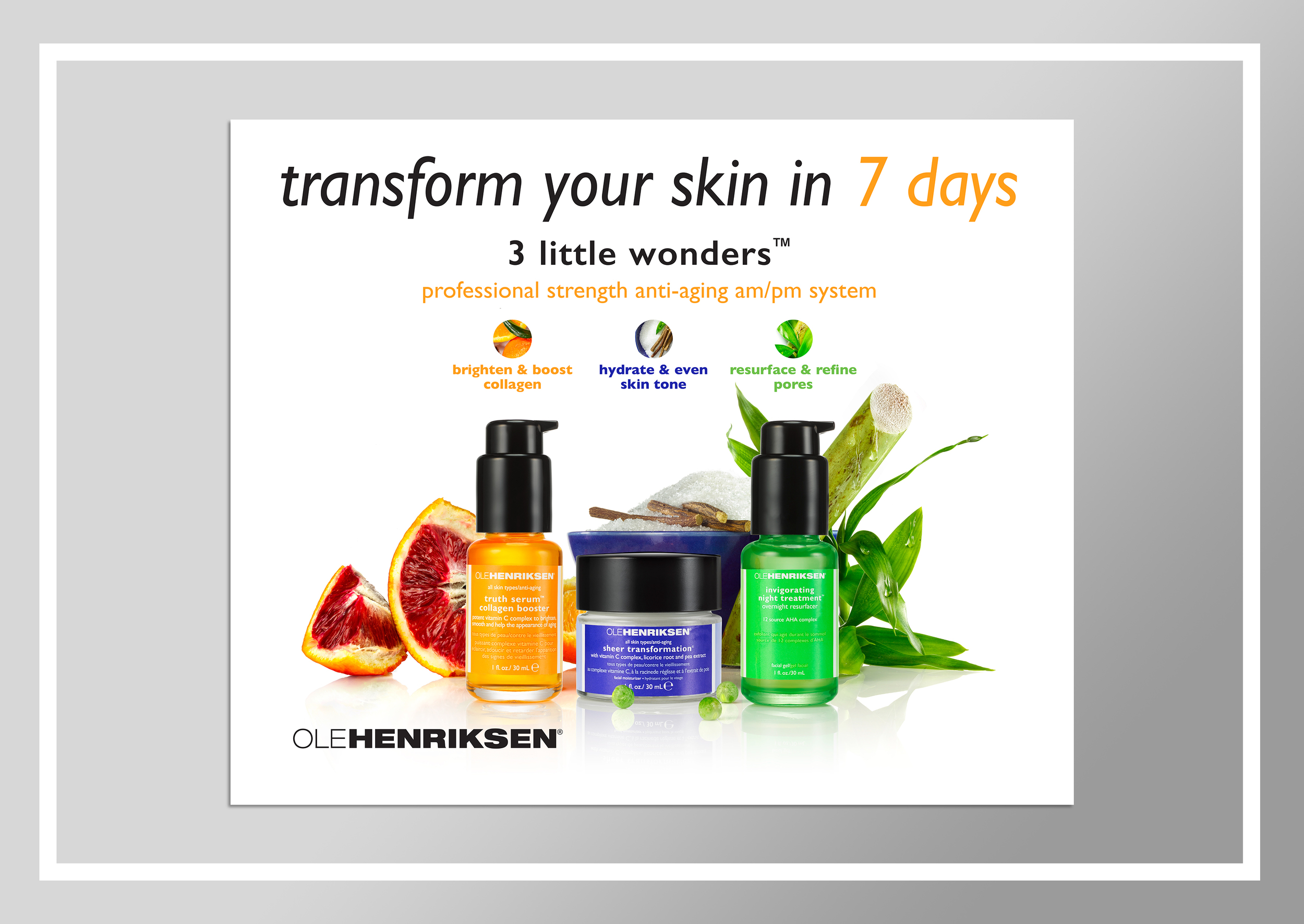  Handout for in-store event at Ole Henriksen 
