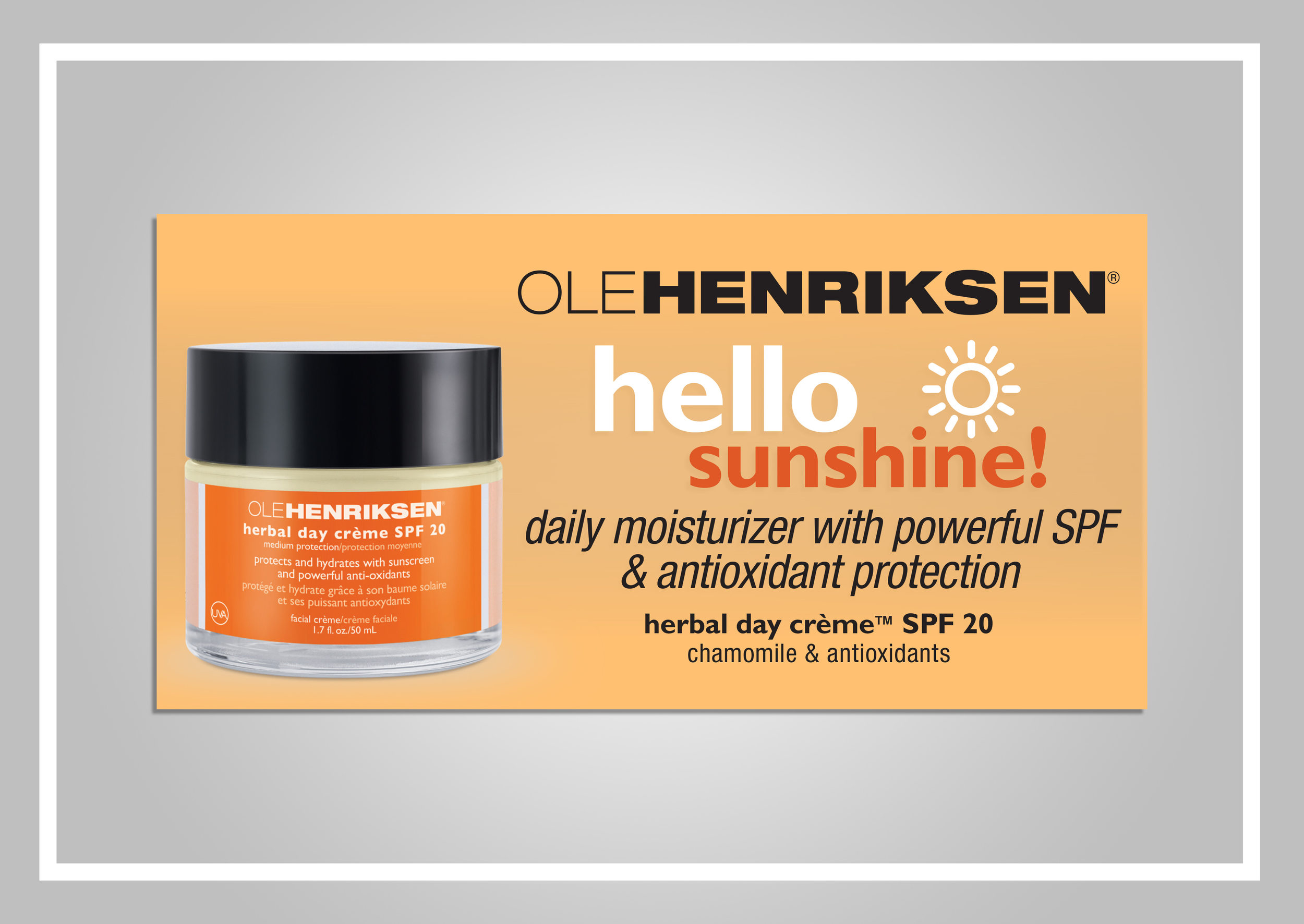  Web visual for new Summer collection at Ole Henriksen 