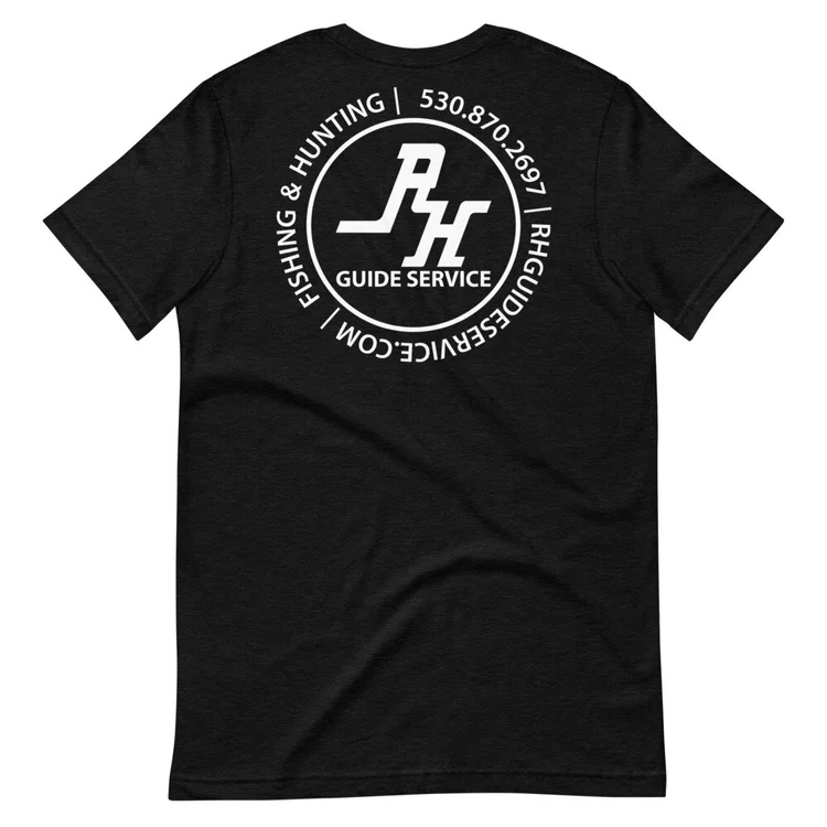 Black RH Logo T-Shirt — RH Guide Service 
