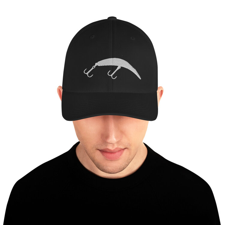 Killer Fish Black Flexfit Hat — RH Guide Service