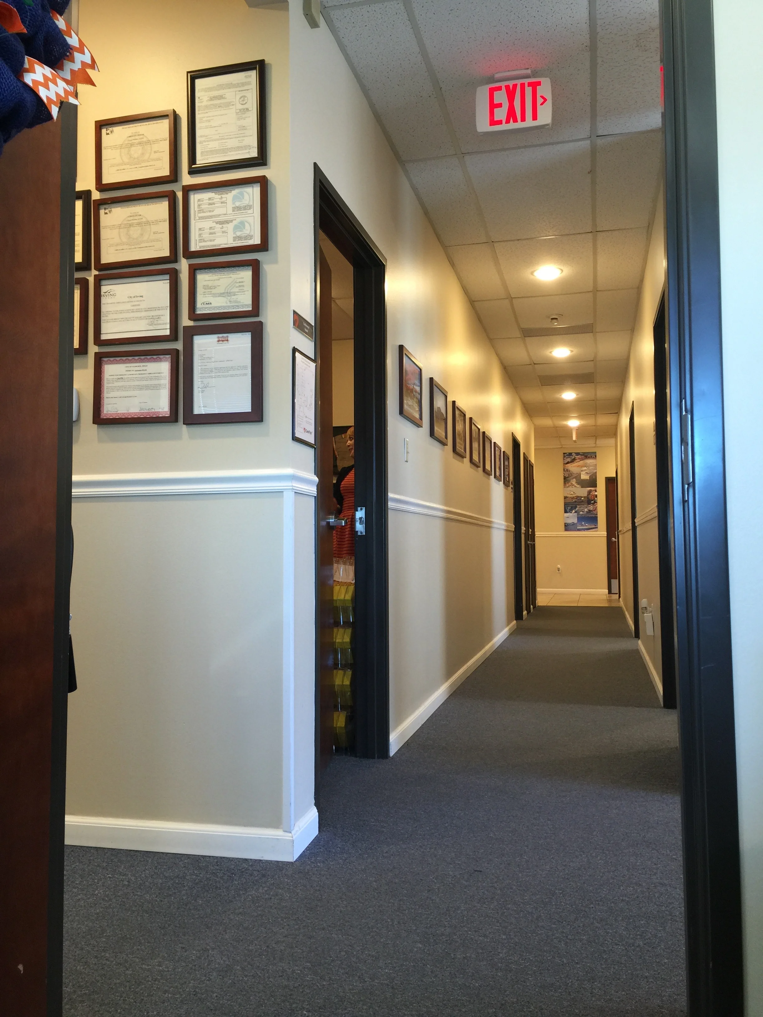Paint, LED lights, Commercial carpet & flooring