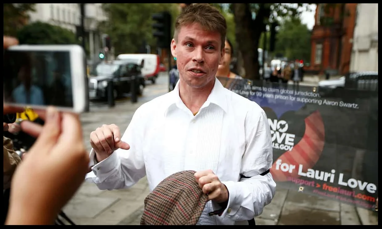Lauri Love arrives for his extradition hearing at Westminster magistrates’ court in London, September 2016. Photograph: Peter Nicholls/Reuters