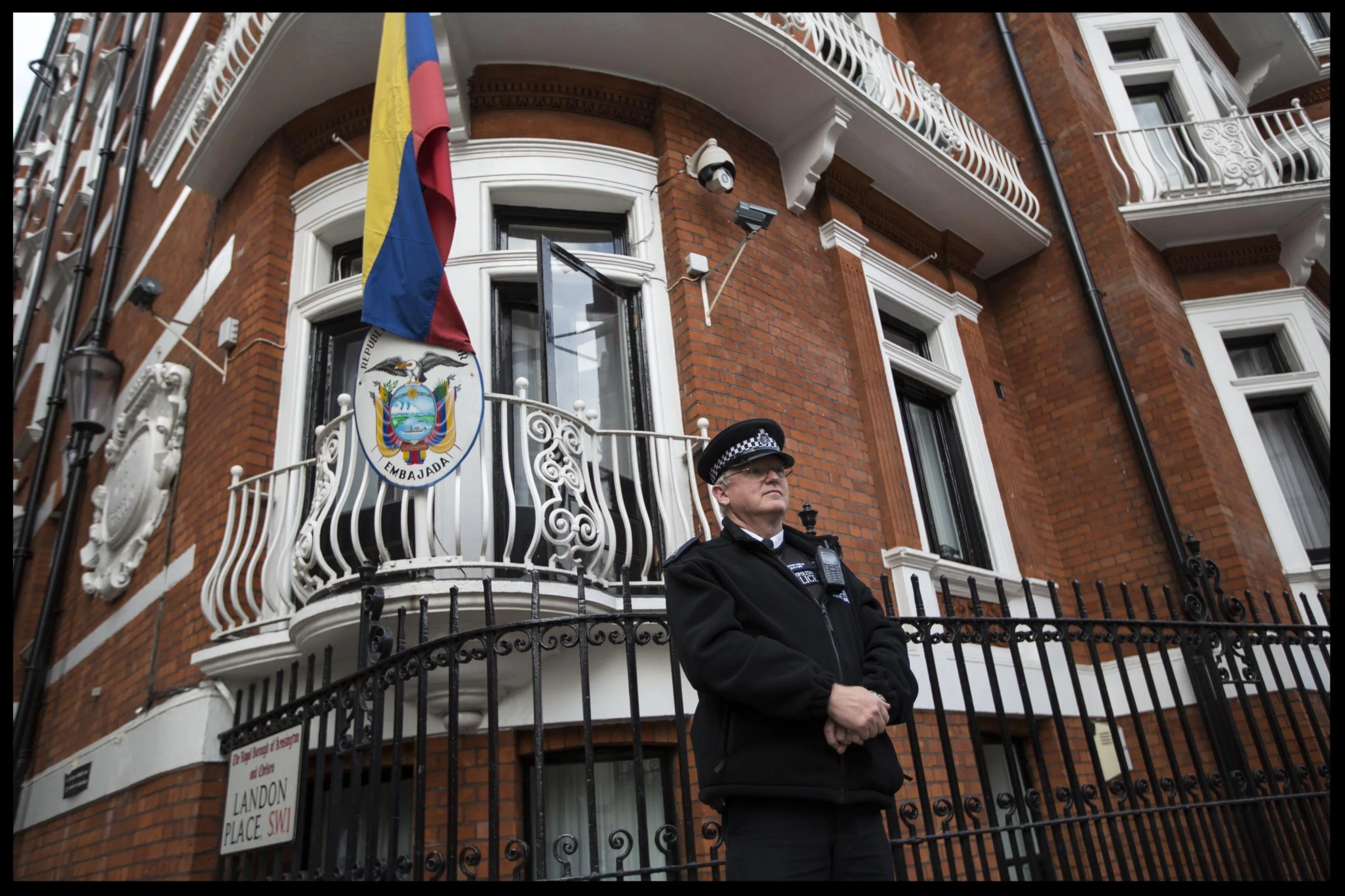  Ecuador's embassy in London – what would the implications be if the police went in? Photograph:Pete Riches/Demotix/Corbis