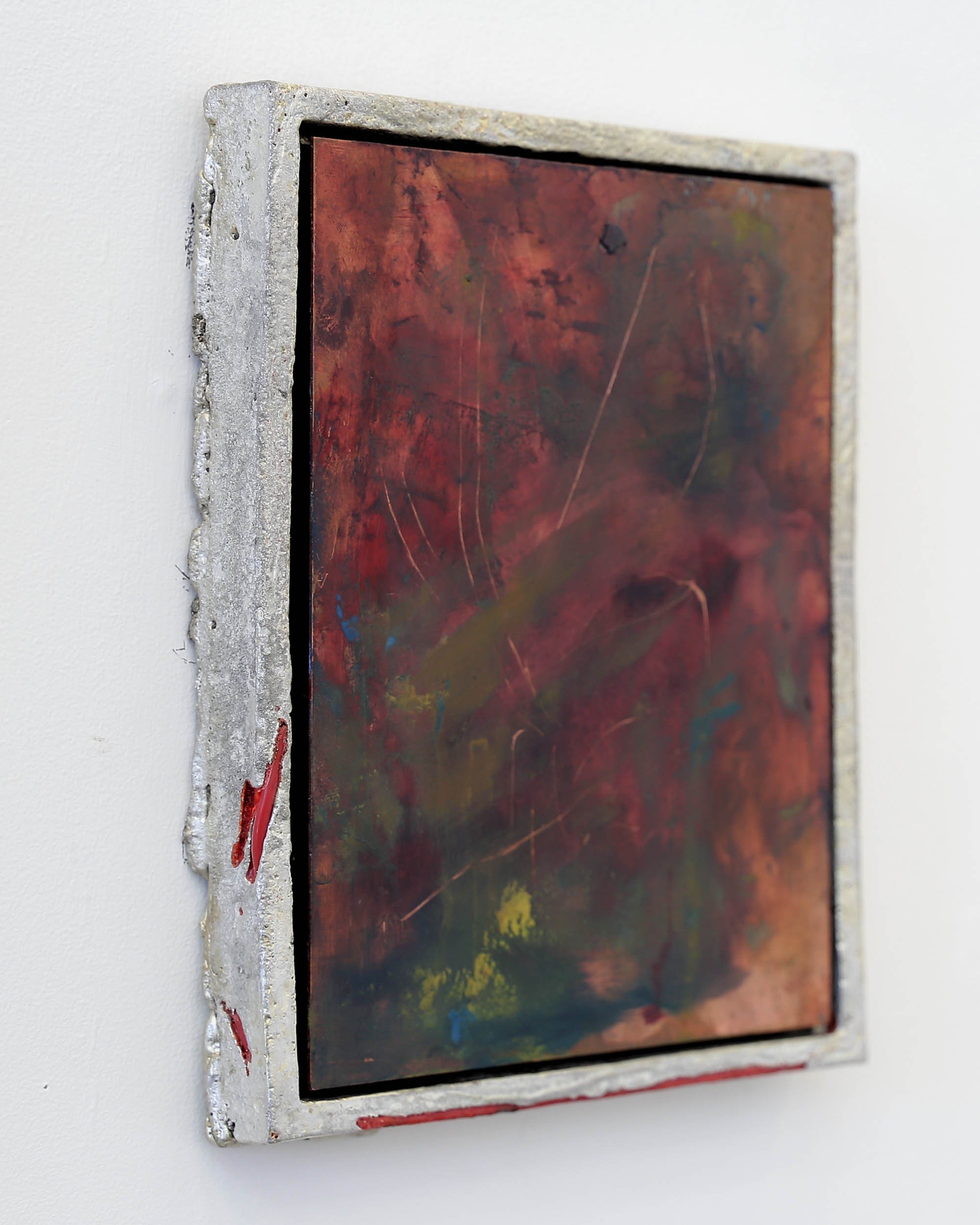  Heatsink, 2023, oil on copper, pewter and found materials, 220 x 170  Photo credit: Vicki Piper 